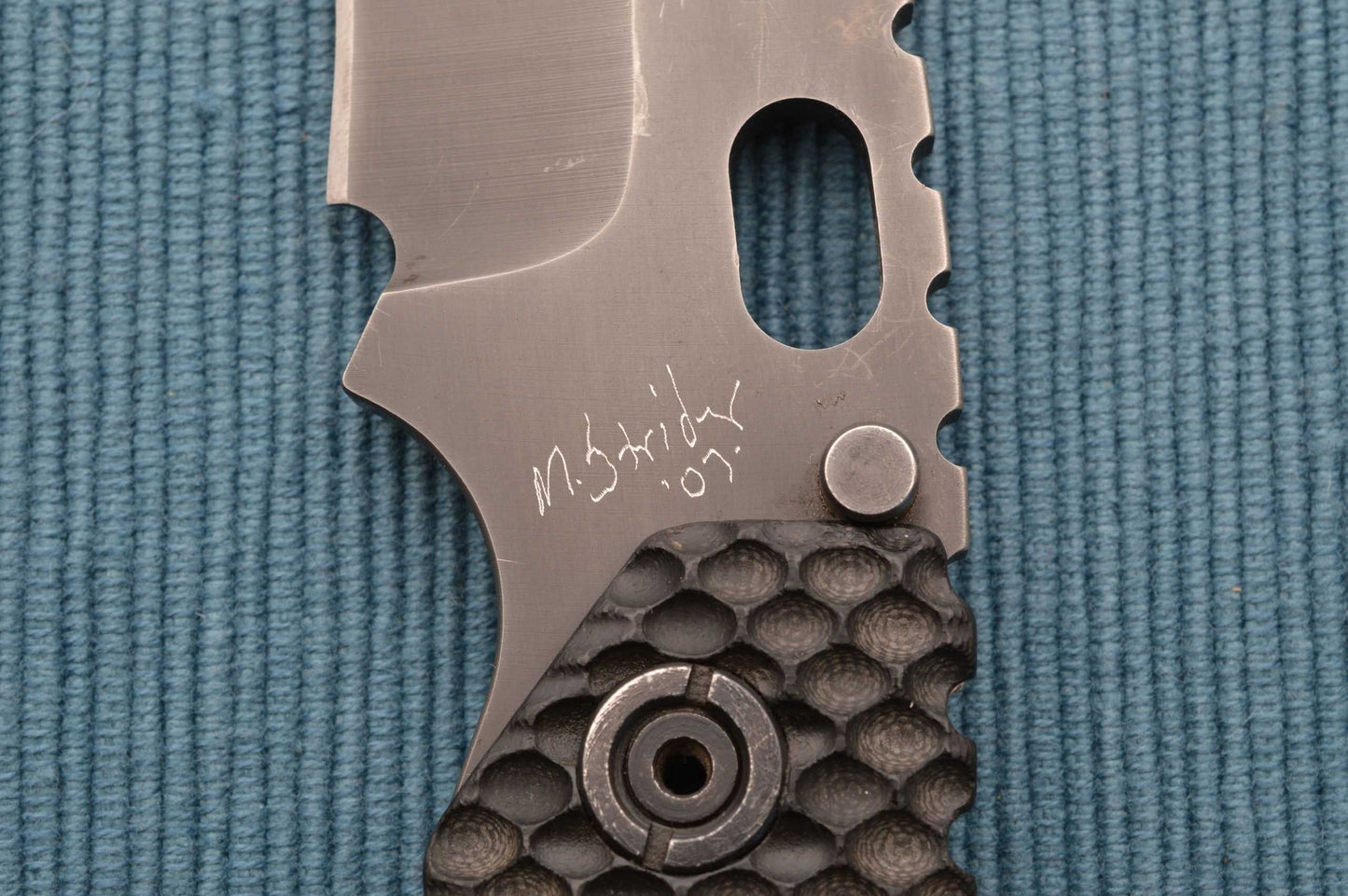 Mick Strider Custom XL SMF DGG Frame-Lock Folding Knife (SOLD)
