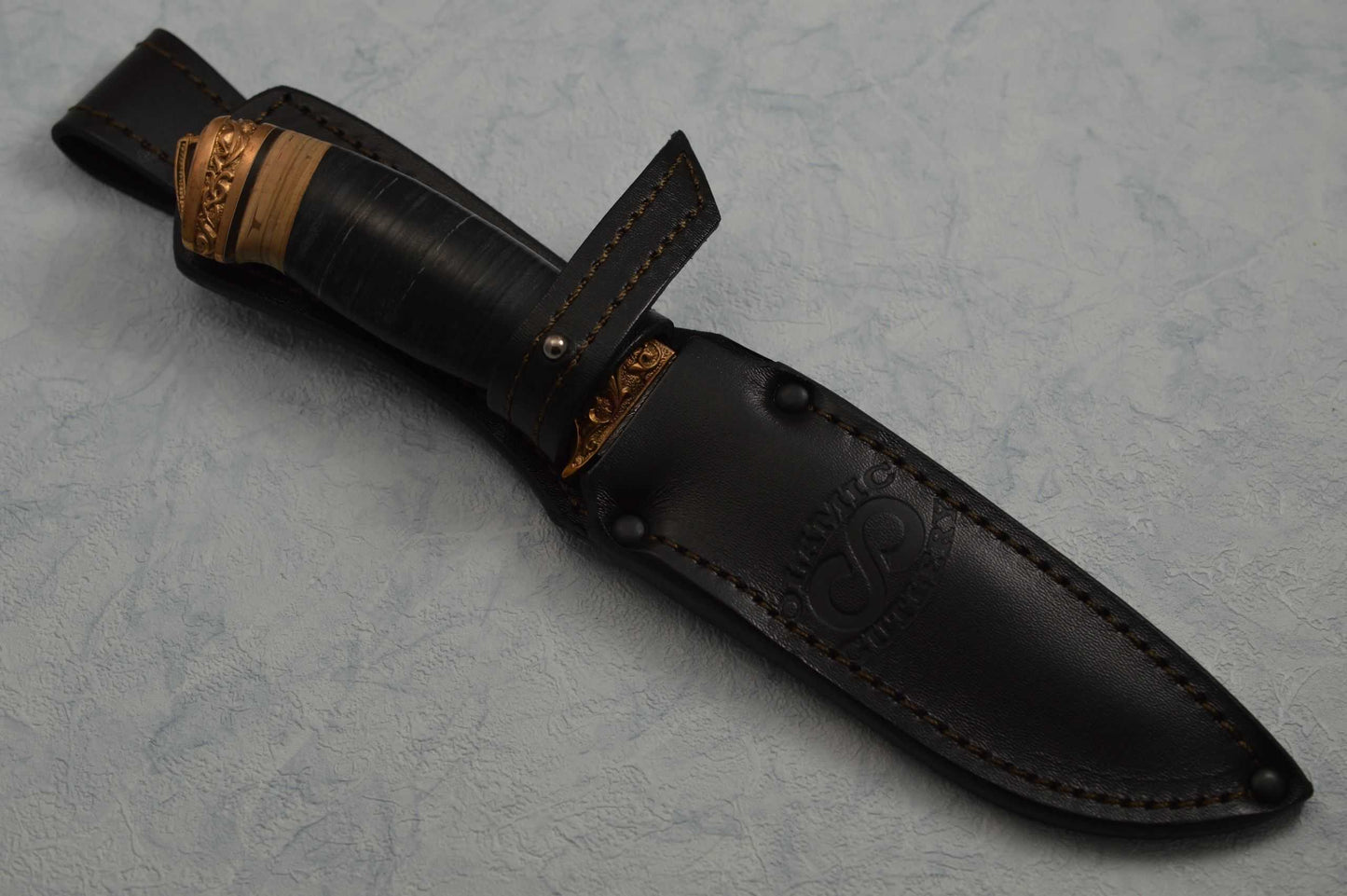 Olamic Cutlery Voykar HT Damascus Fixed Blade Hunting Knife (SOLD)