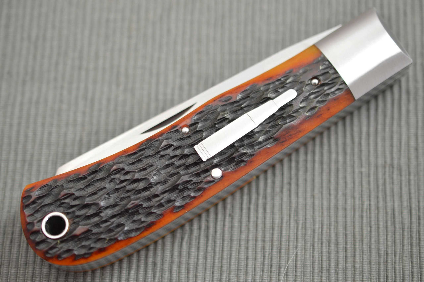 Tom Ploppert 2-Blade REMINGTON 1123 Bullet Knife, Slip-Joint Folder (SOLD)