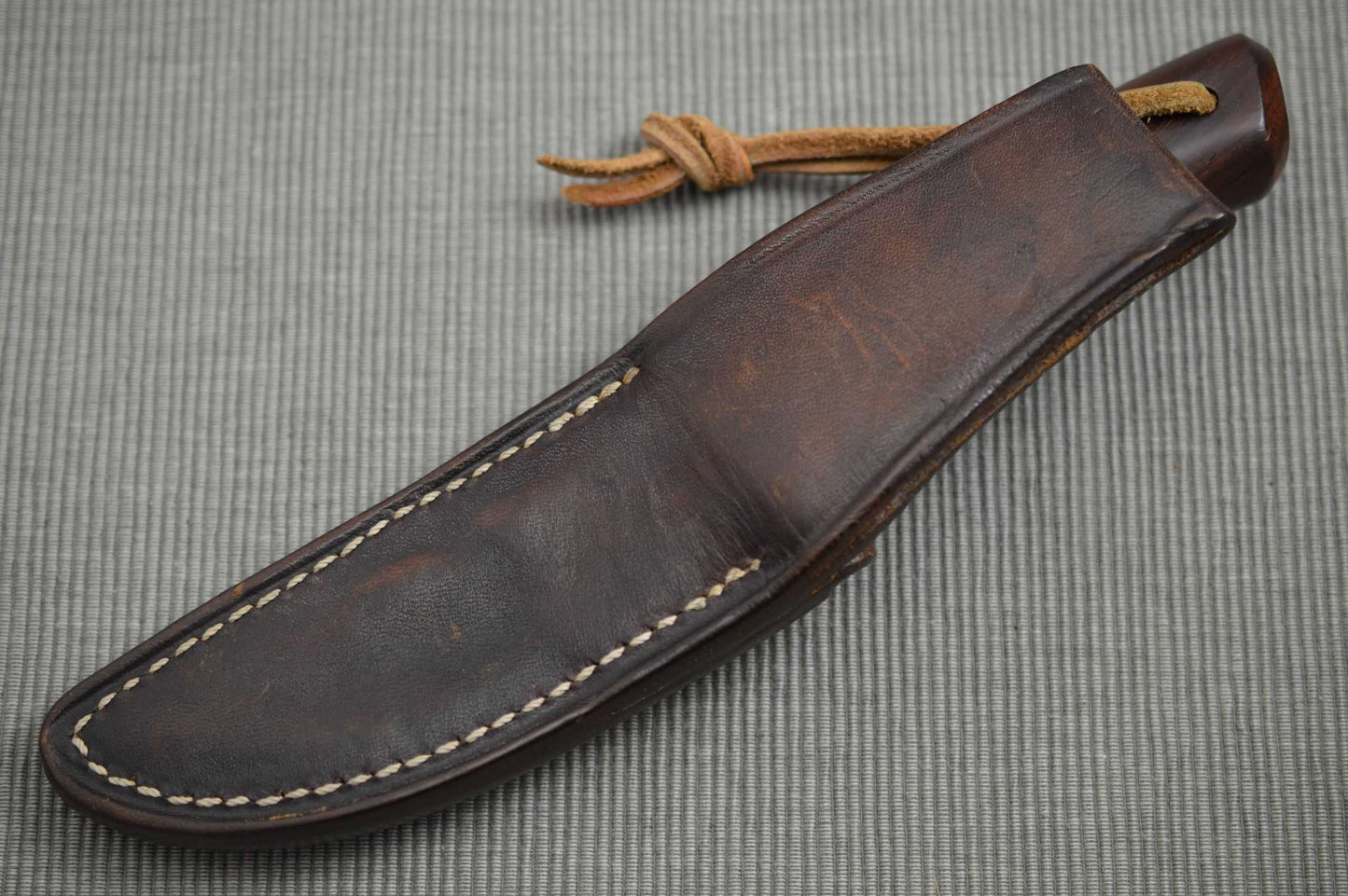 Harvey Draper "Cougar" Hunting Knife and Tooled Leather Sheath (SOLD)
