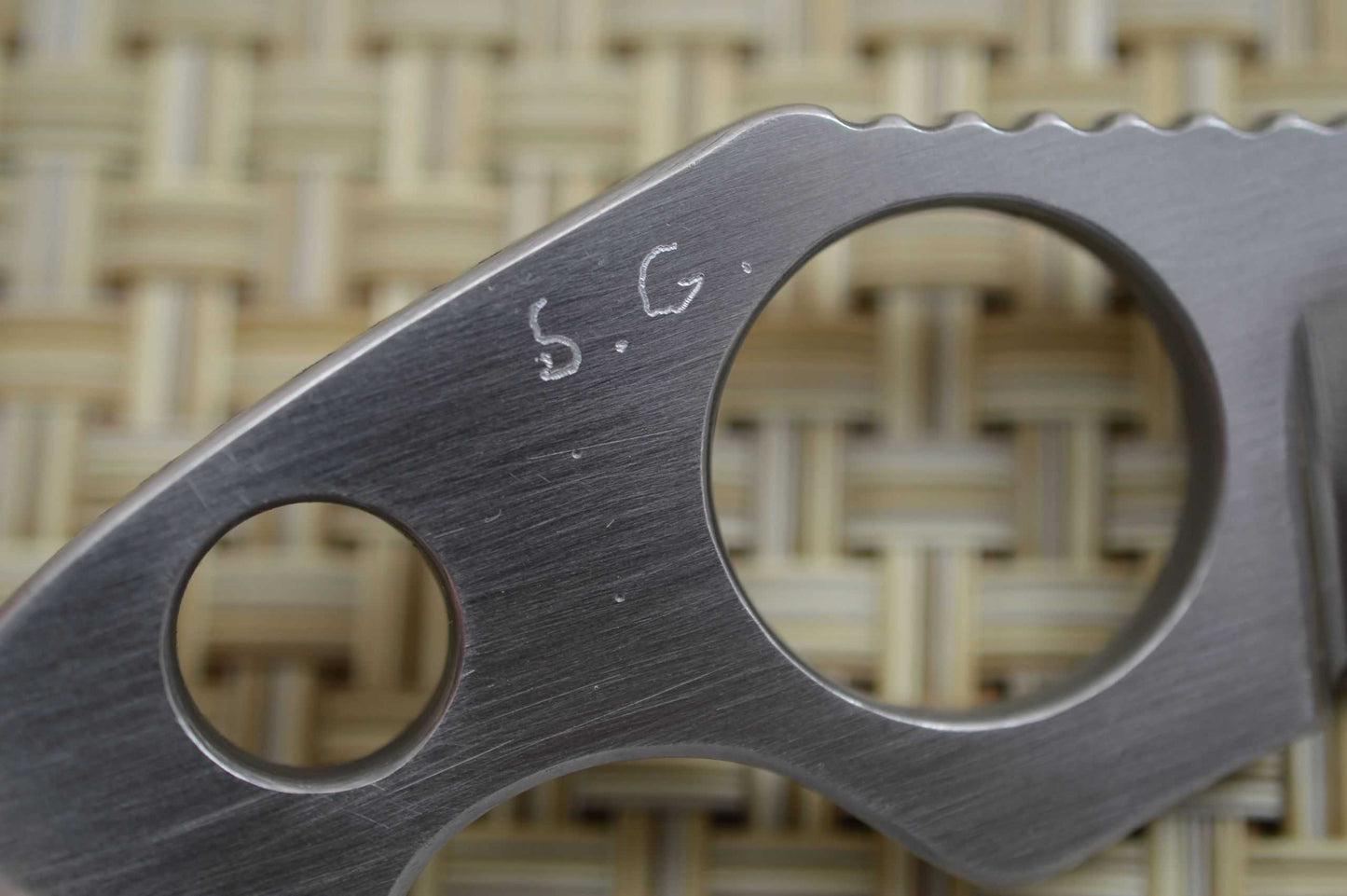 G.H.K. "Scalpel" Fixed Blade Neck Knife (SOLD)