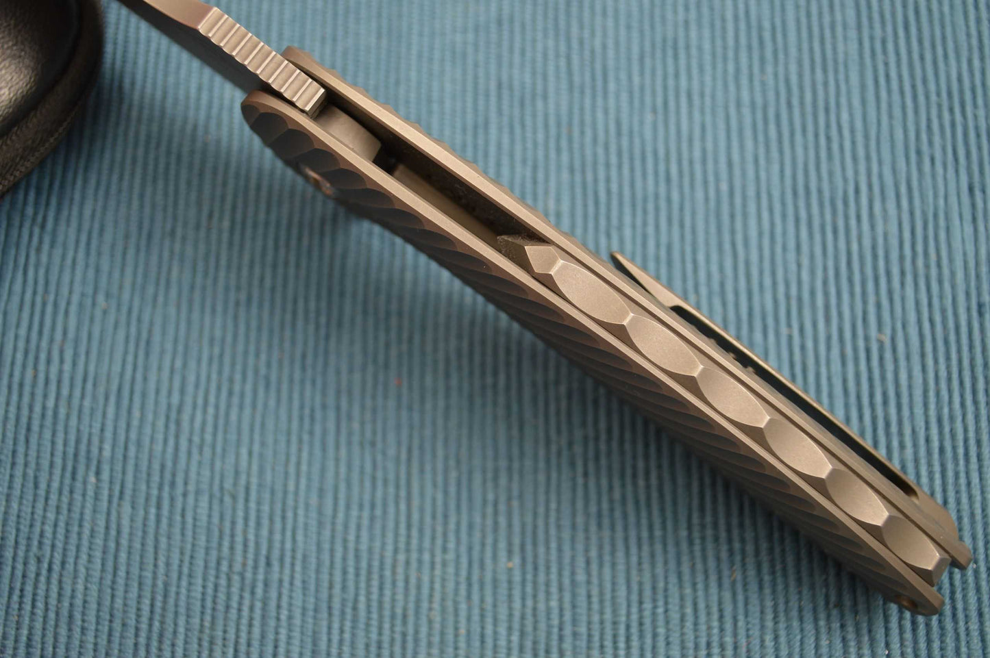 Peter Carey NITRO 50/50 Full Titanium Frame-Lock Flipper (SOLD)