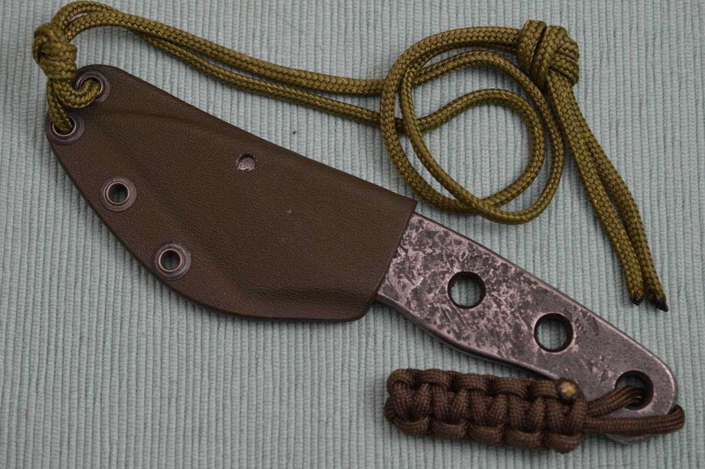G.H.K. "Kiridashi" Fixed Blade Neck Knife, Kydex Sheath (SOLD)
