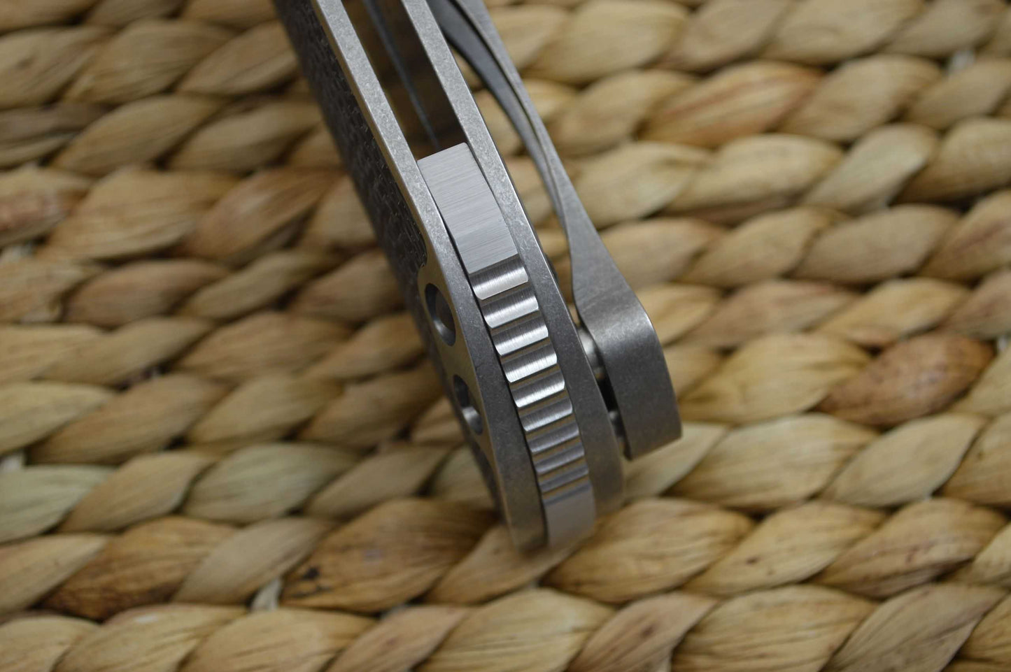 Direware M8 Flipper, Titanium Frame, Double Sided Silver LSCF Inlays (TRADED)