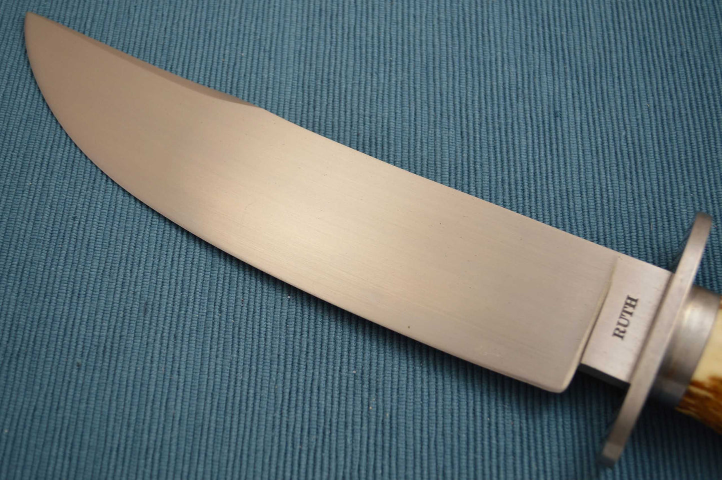 Mike Ruth, J.S. Large Stag Handled Bowie, Civil War Caisson Fittings (SOLD)
