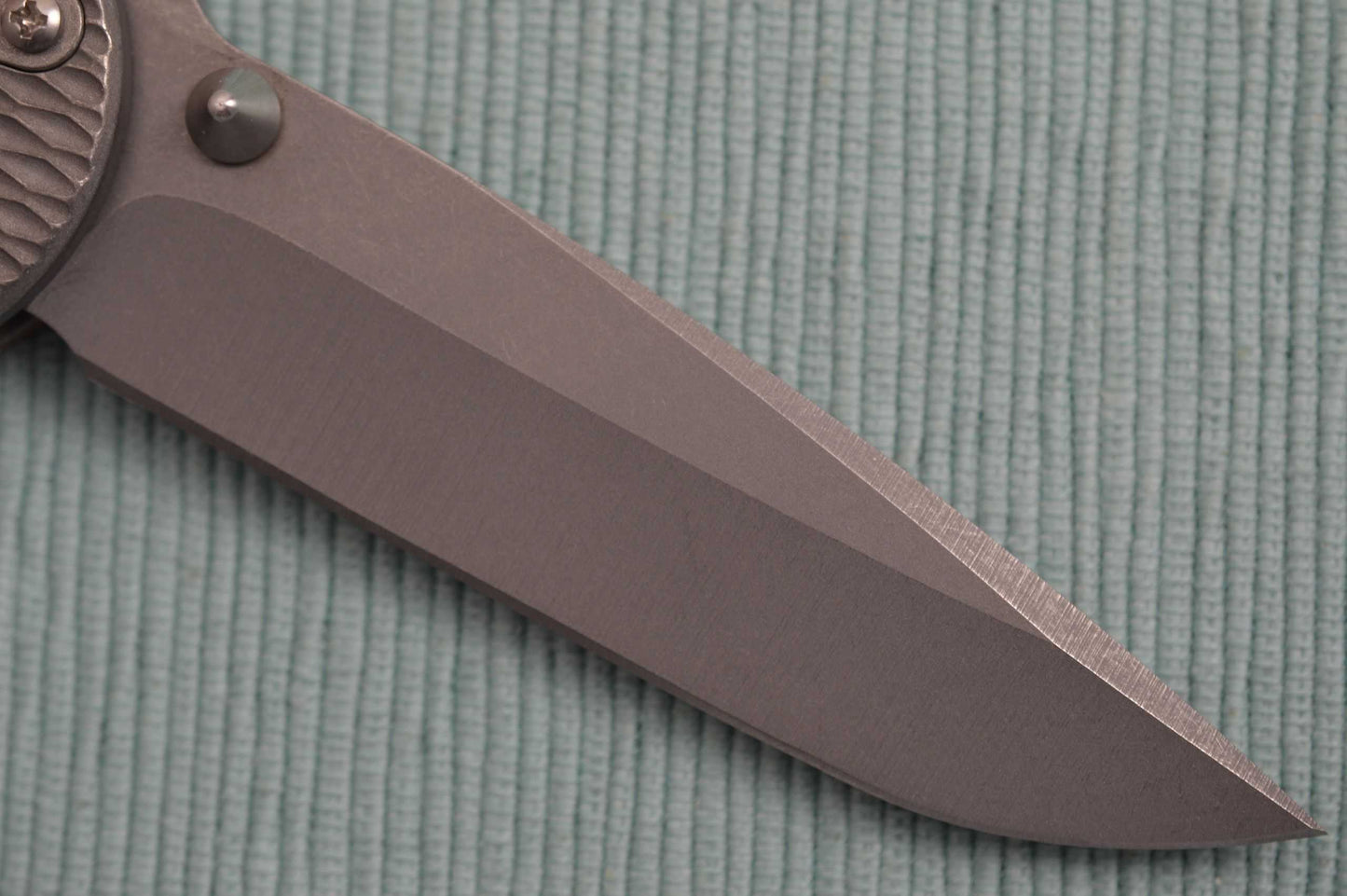 NEW, Rick Hinderer Custom FIRETAC, Hand Ground Drop Point Blade (SOLD)