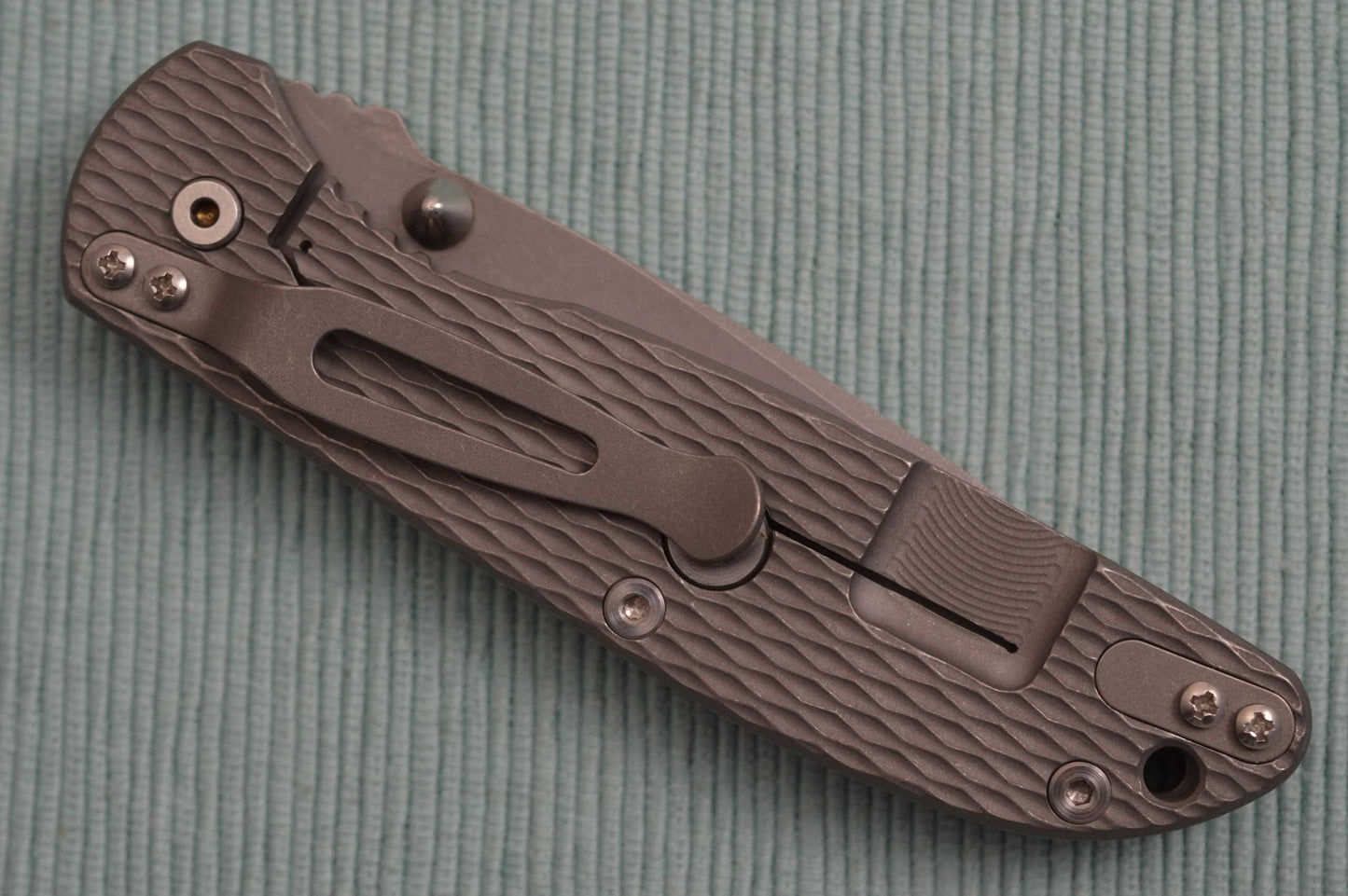 NEW, Rick Hinderer Custom FIRETAC, Hand Ground Drop Point Blade (SOLD)