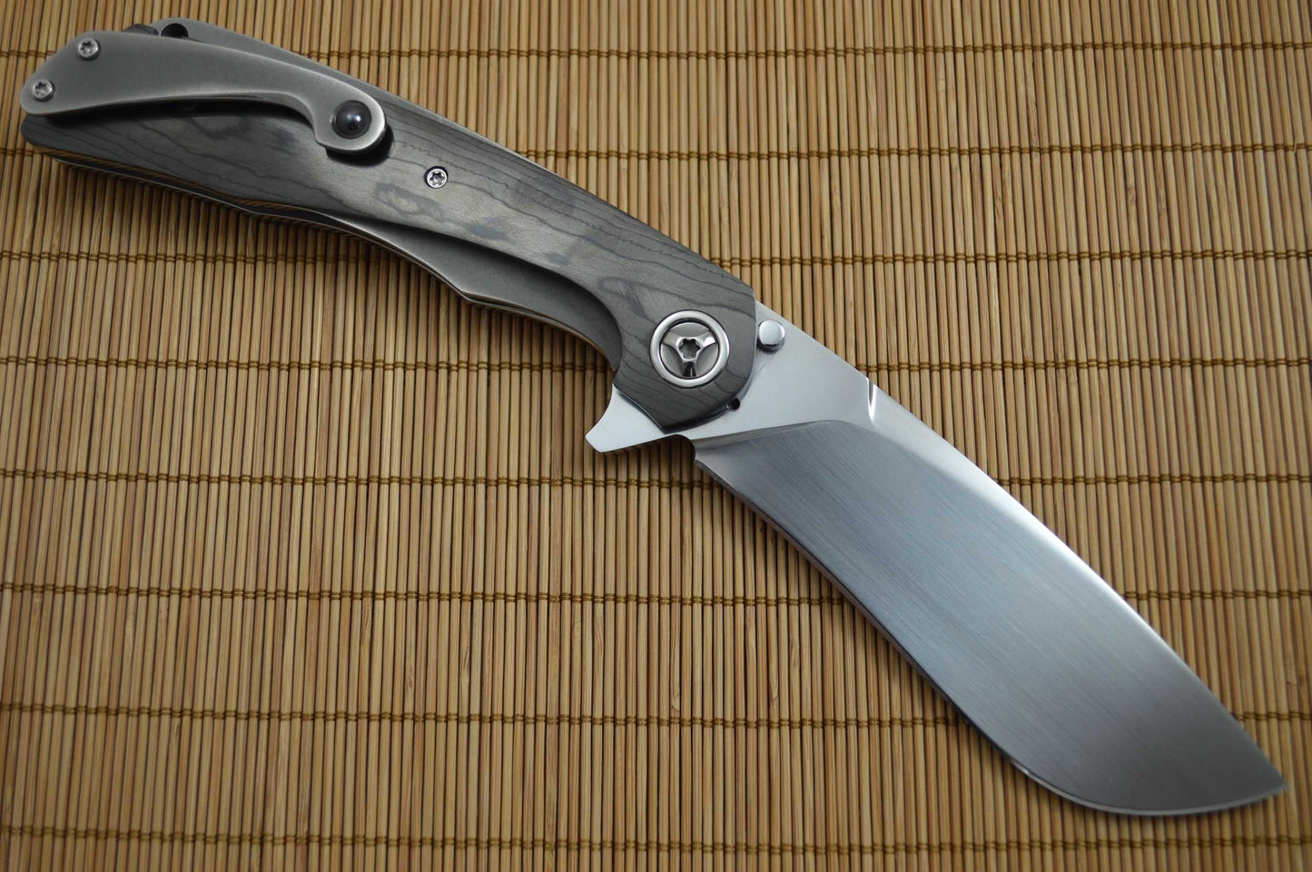 Black Snow Customs, Nati Amor, Full Size SABOTAGE Flipper, Carbon Fiber Scales (SOLD)