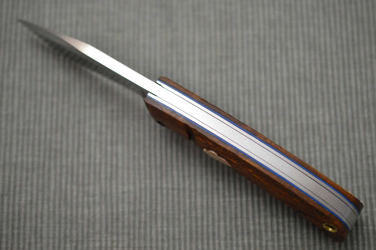 Chris Taylor Jigged Desert Ironwood Nessmuk, Slip-Joint Folding Knife (SOLD)