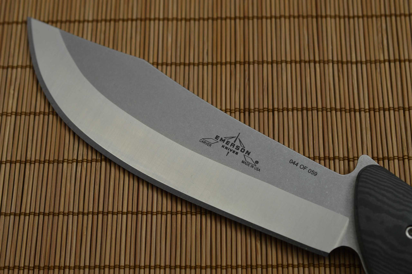 Emerson Knives CARVER-SF, Signature Series Fixed Blade Knife, Richlite Handles (SOLD)