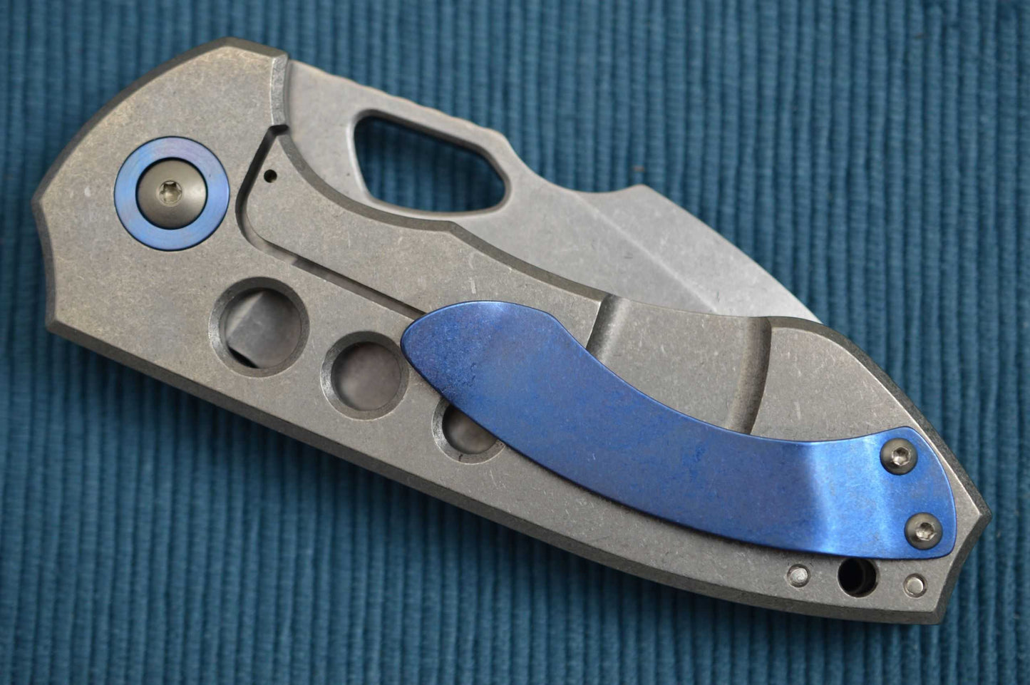 Michael Burch V4 Burchtree Bladeworks Frame-Lock Folding Knife (SOLD)