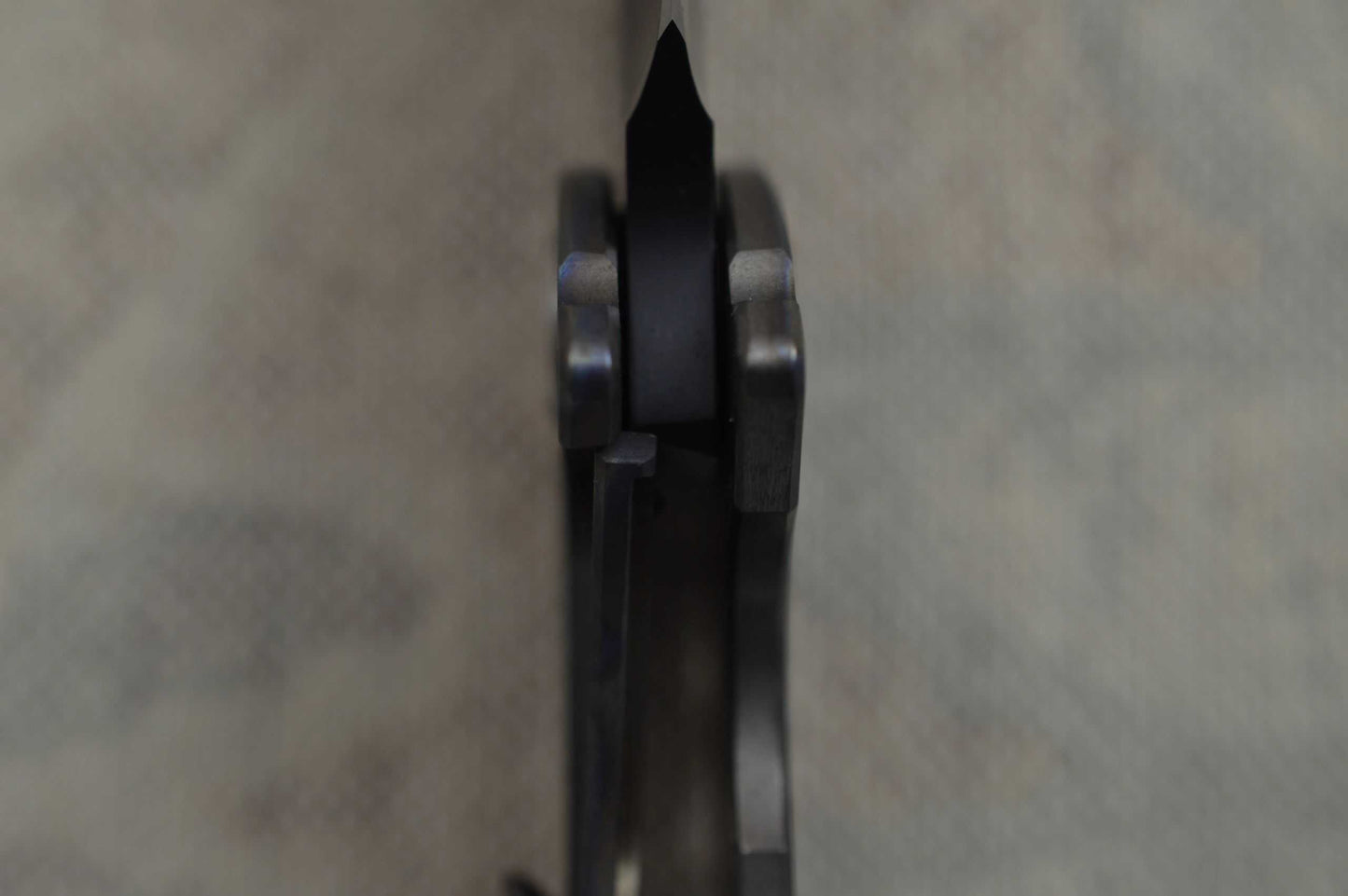 Medford Knife and Tool Praetorian Genesis T, Flamed Titanium Handle, 3V PVD (SOLD)