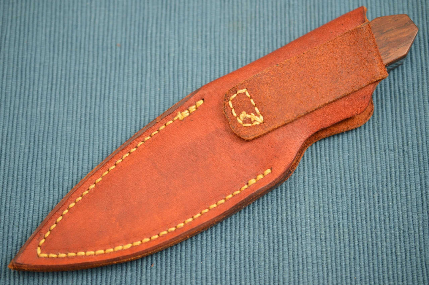 Dick Atkinson Custom Handmade Chisel Ground Fixed Blade Dagger (SOLD)