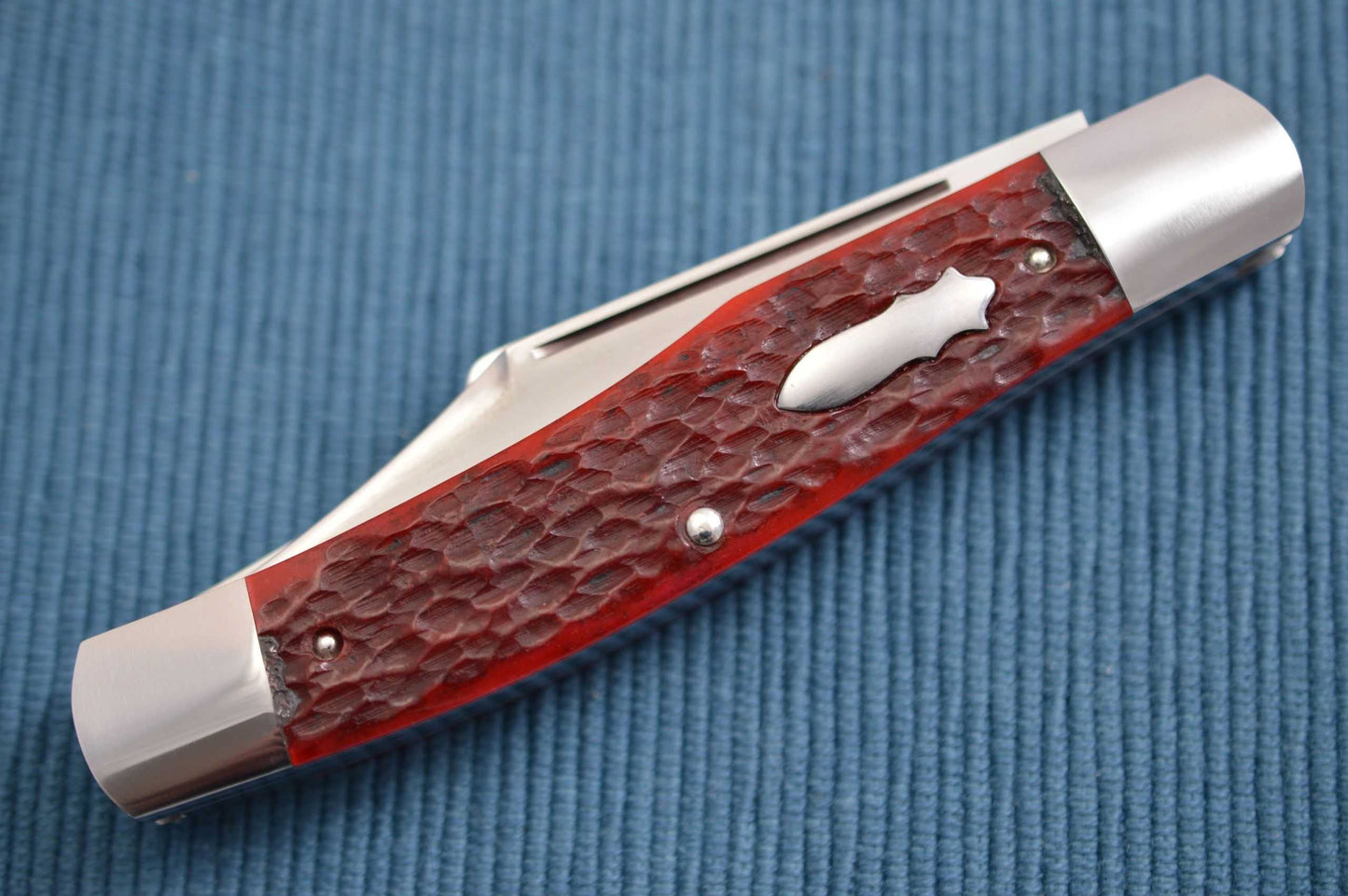 Luke Swenson 3-Blade Jigged Bone Stockman, Slip-Joint Folding Knife (SOLD)