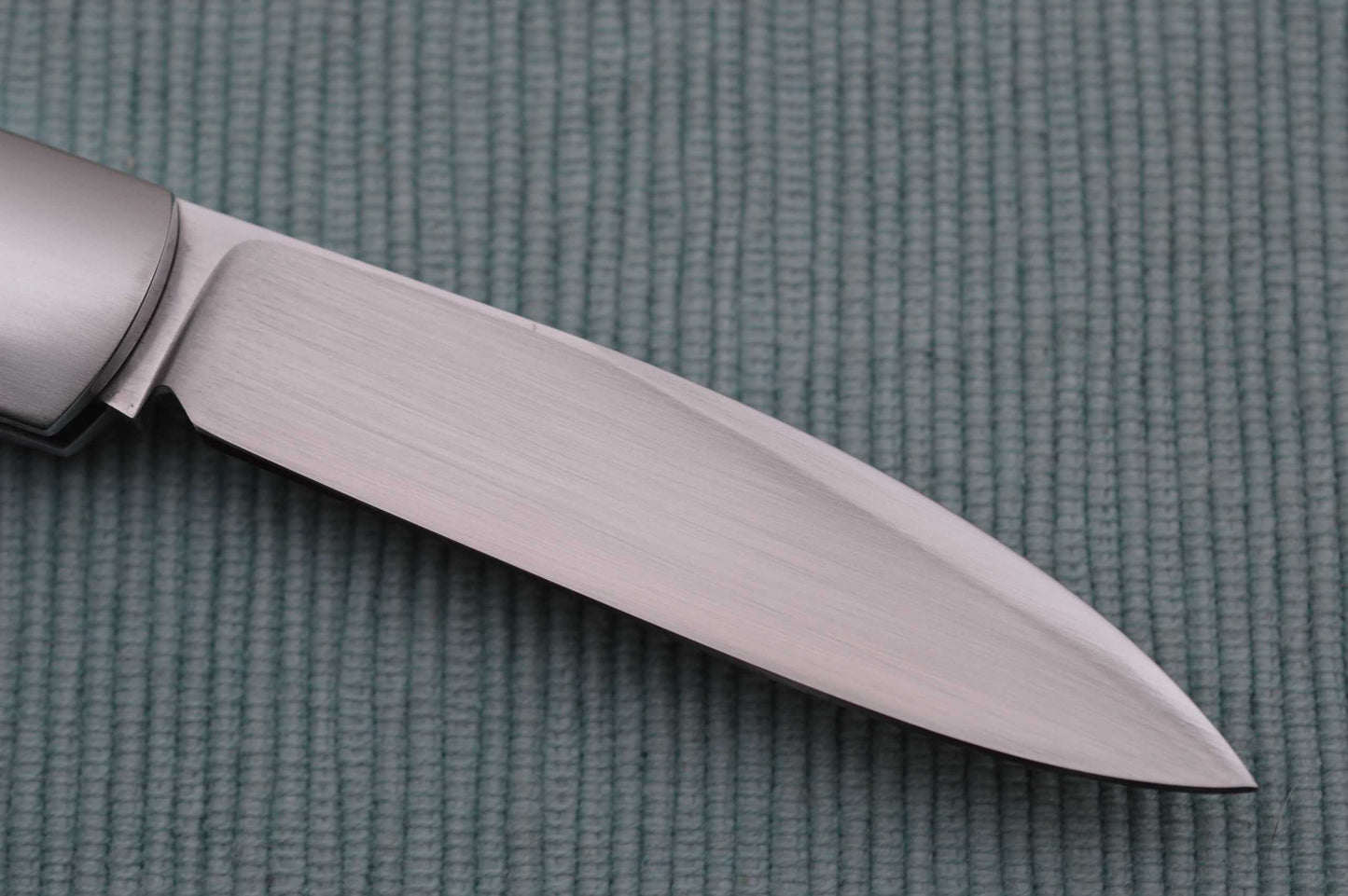 Luke Swenson Vintage Brown Micarta Tail-Lock Folding Knife (SOLD)