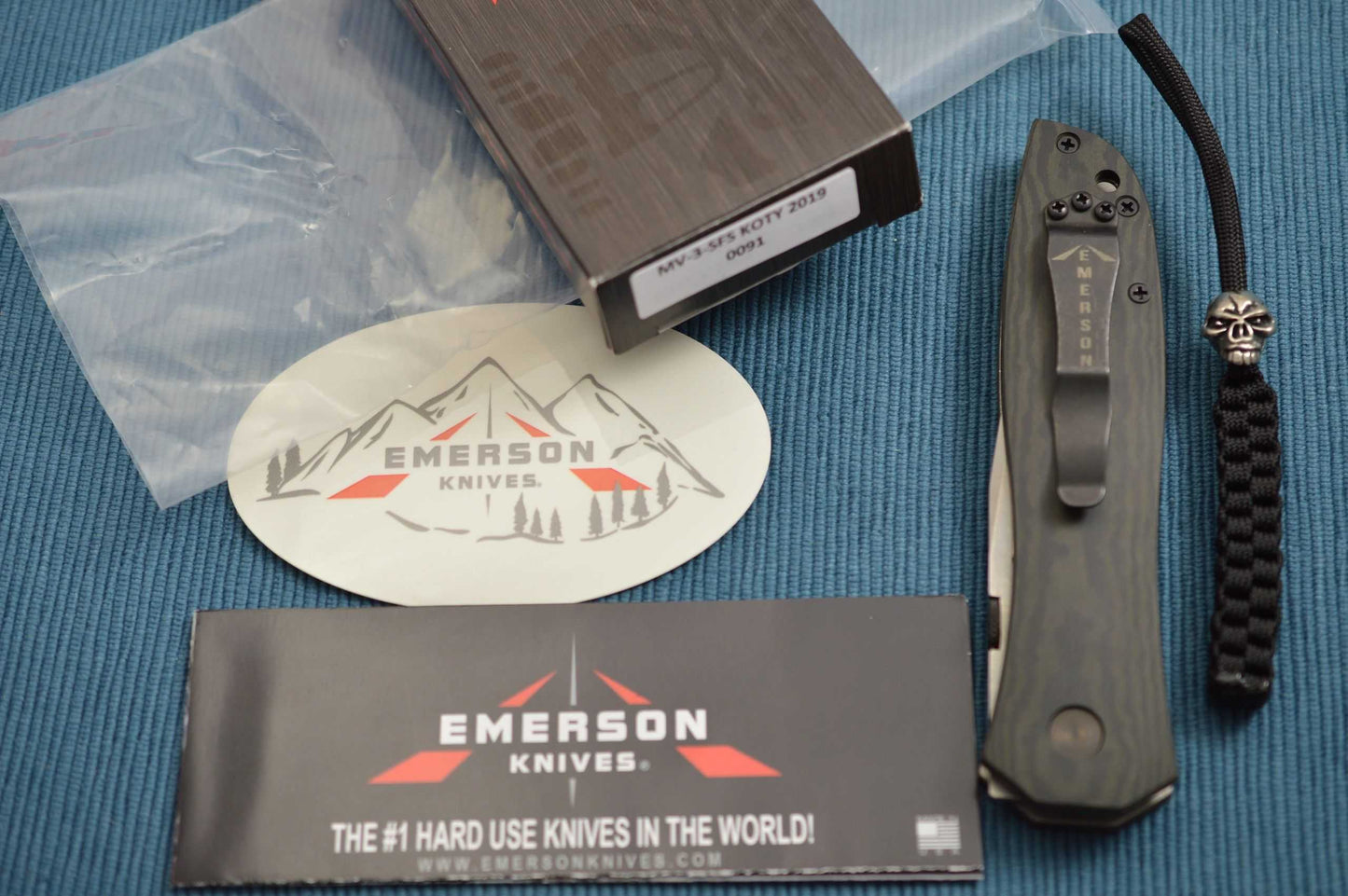 Ernie Emerson ECA MV-3-SFS KOTY 2019 Folding Knife (SOLD)