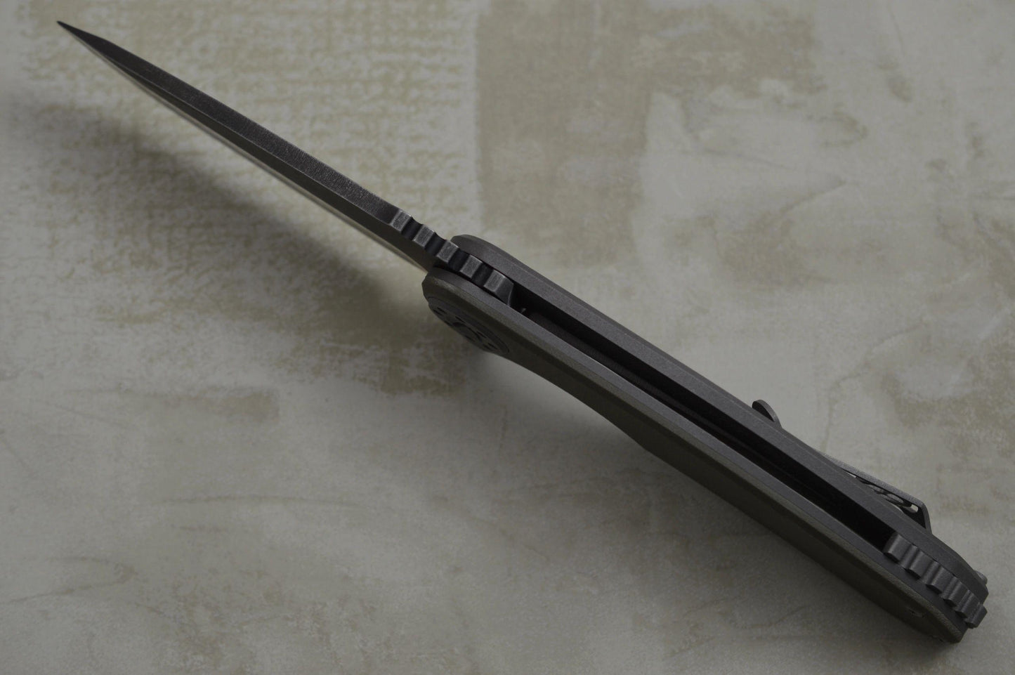 Curtiss Knives Large F3 Green G10 Frame-Lock Flipper Knife (SOLD)