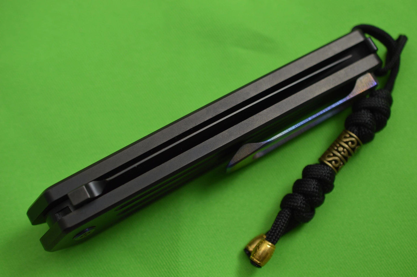 Medford Knife and Tool Blacked Out NOSFERATU Auto Folder