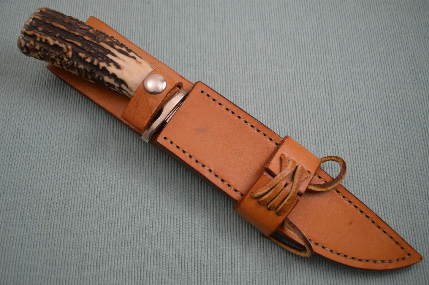 Gib Guignard, Cactus Forge, Stag Handled Bowie and Cowboy Sheath