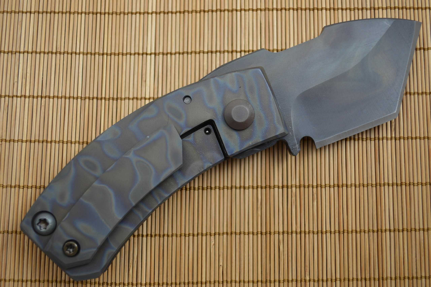 Crusader Forge "APEX" Tanto Edge, Frame-Lock, Phantom Finish (SOLD)