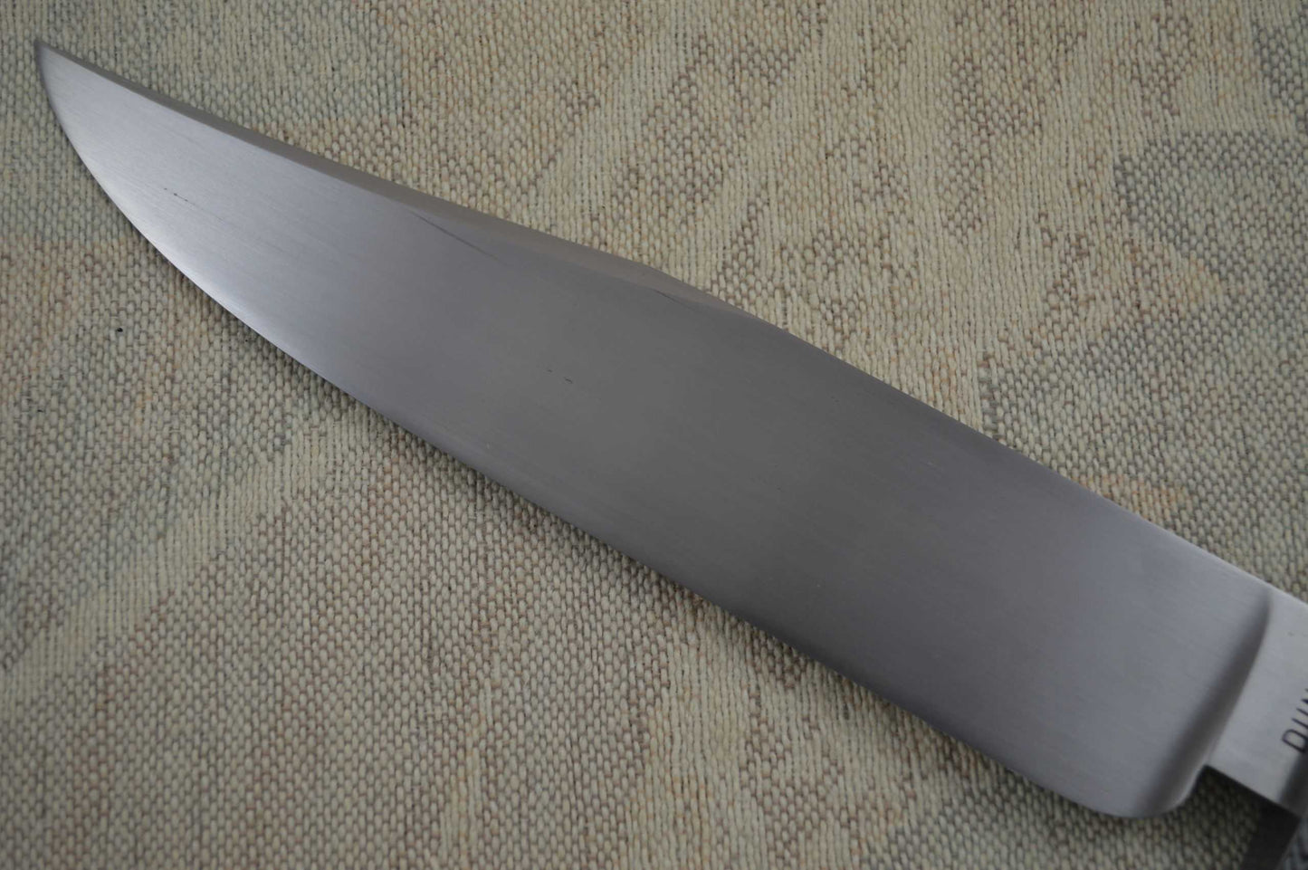 Steve Dunn, M.S. Engraved Carbon Bowie, African Blackwood Handle (SOLD)