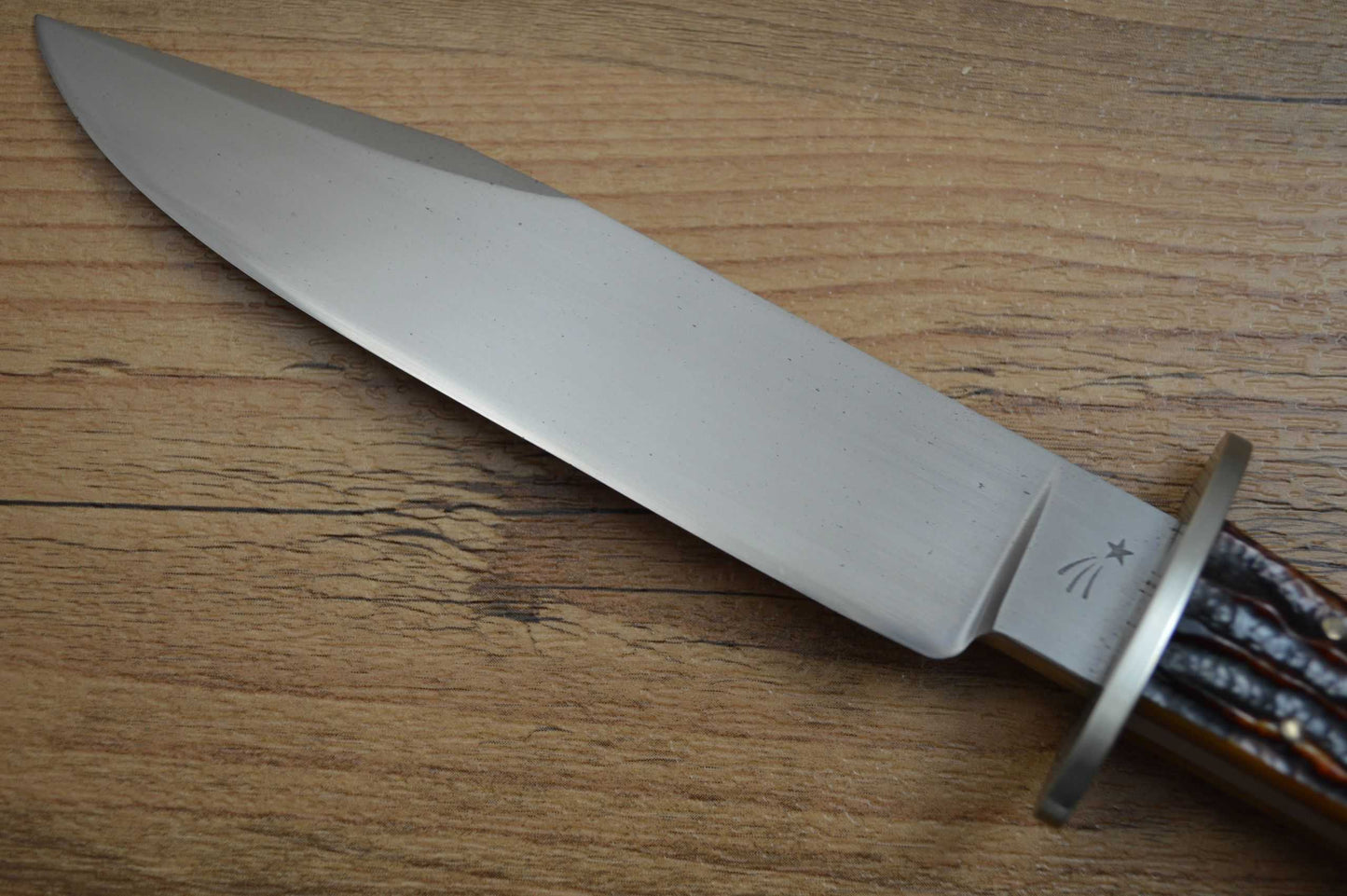 Jim Crowell, Master Smith Small Clip Point 6" Blade, Bowie Knife (SOLD)