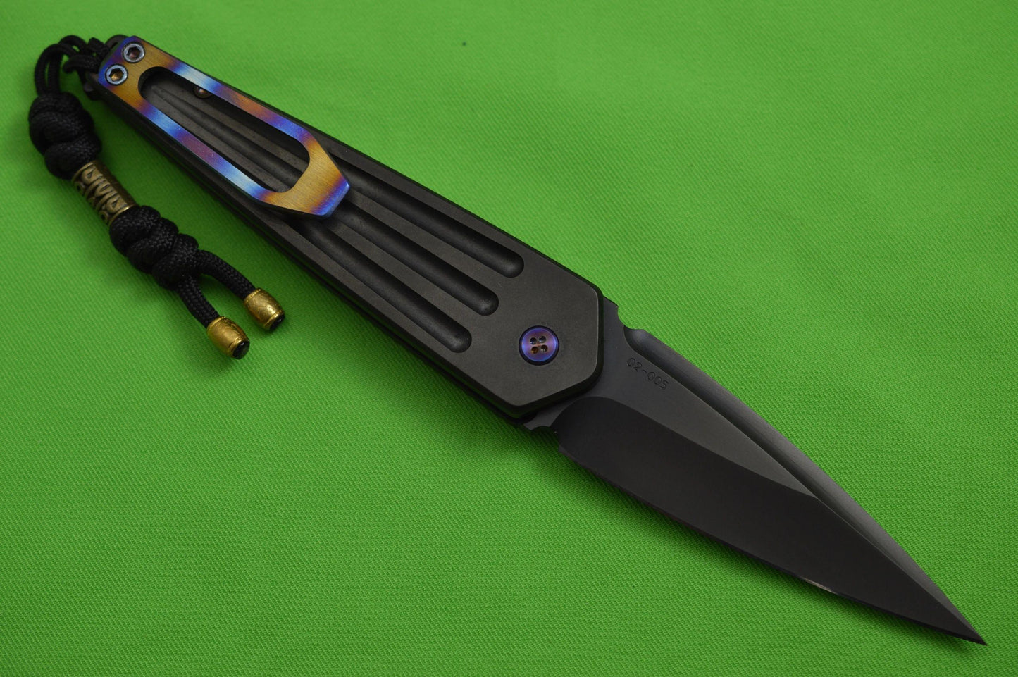 Medford Knife and Tool Blacked Out NOSFERATU Auto Folder