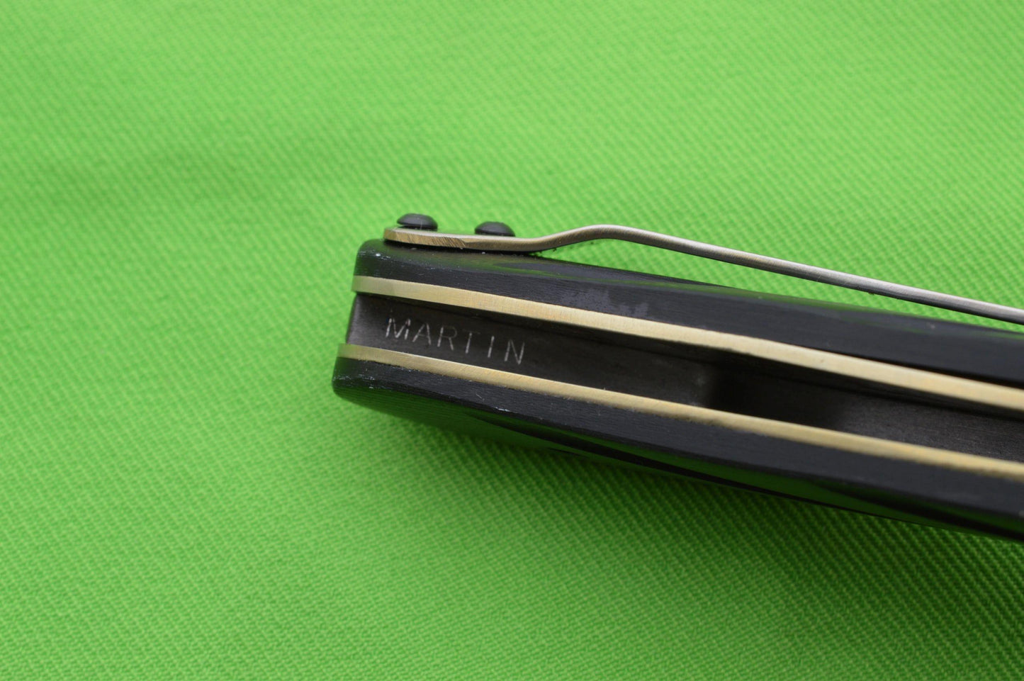 Peter Martin Spring-Assisted Damascus Liner-Lock Folding Knife