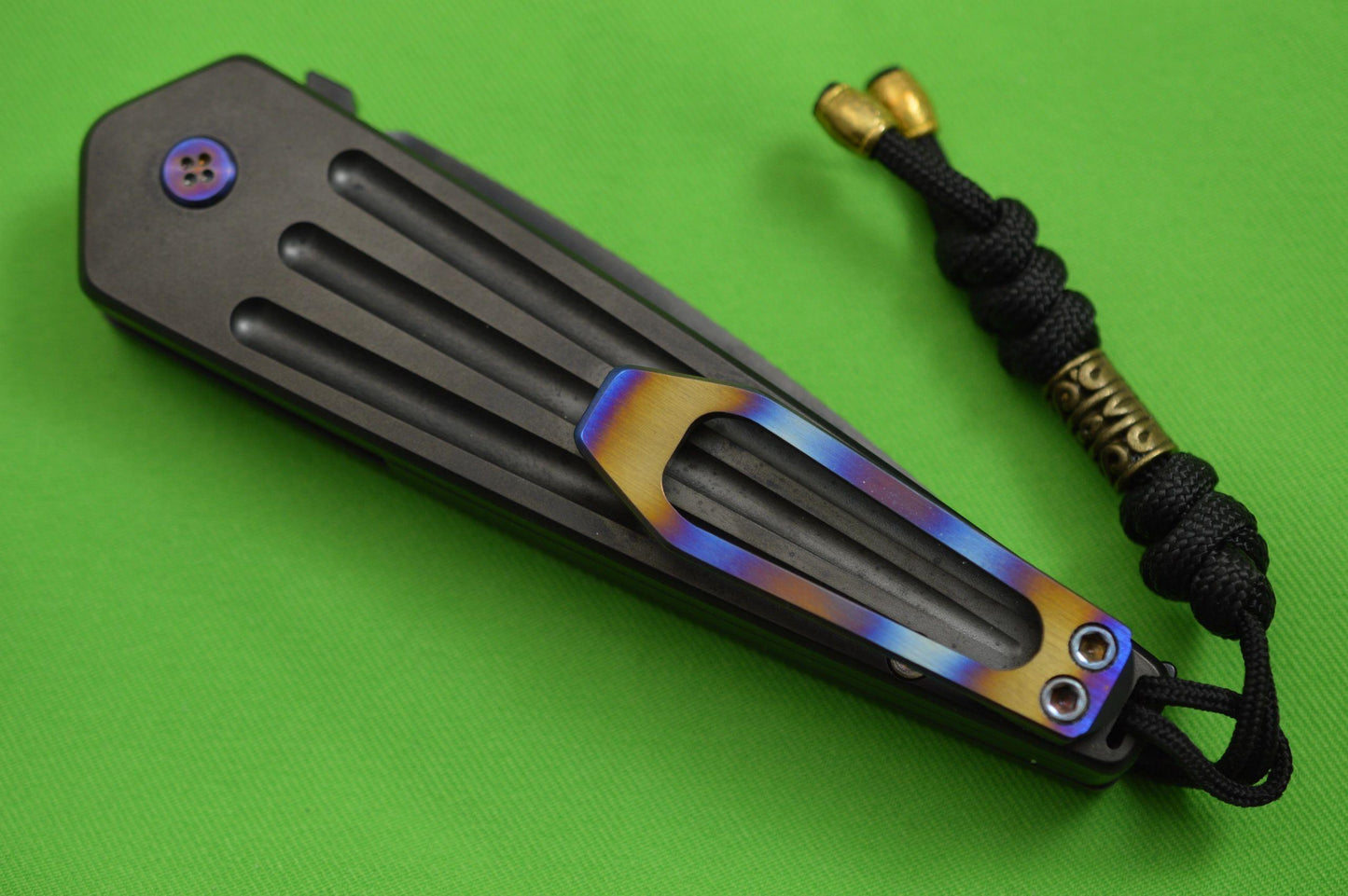Medford Knife and Tool Blacked Out NOSFERATU Auto Folder