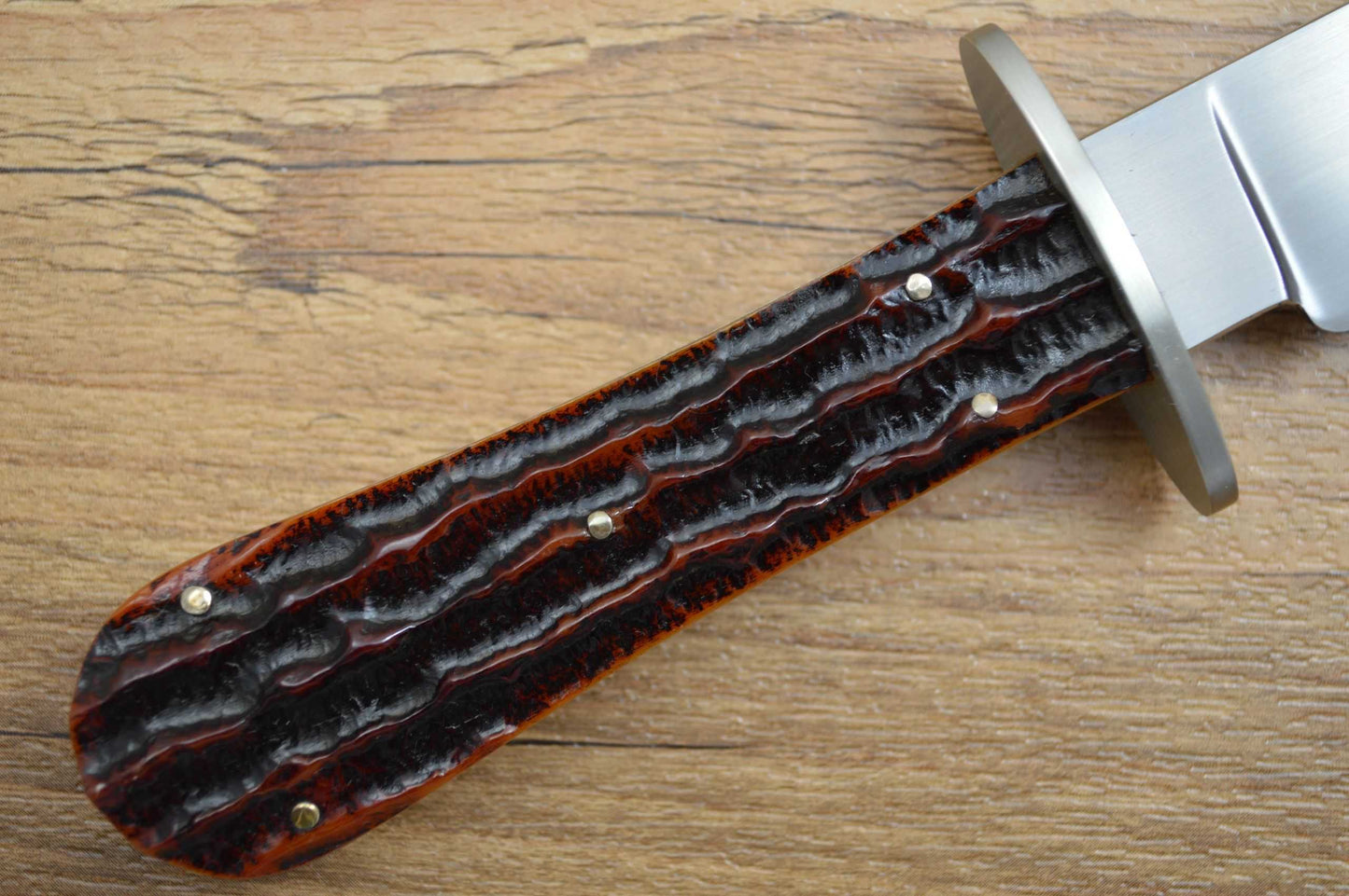 Jim Crowell, Master Smith Small Clip Point 6" Blade, Bowie Knife (SOLD)