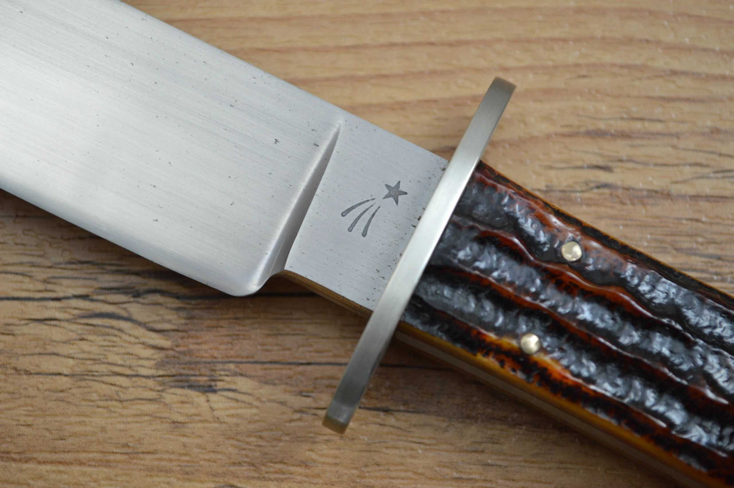 Jim Crowell, Master Smith Small Clip Point 6" Blade, Bowie Knife (SOLD)