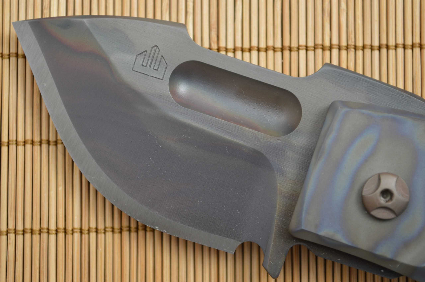 Crusader Forge "APEX" Drop Point, Frame-Lock, Phantom Finish (SOLD)
