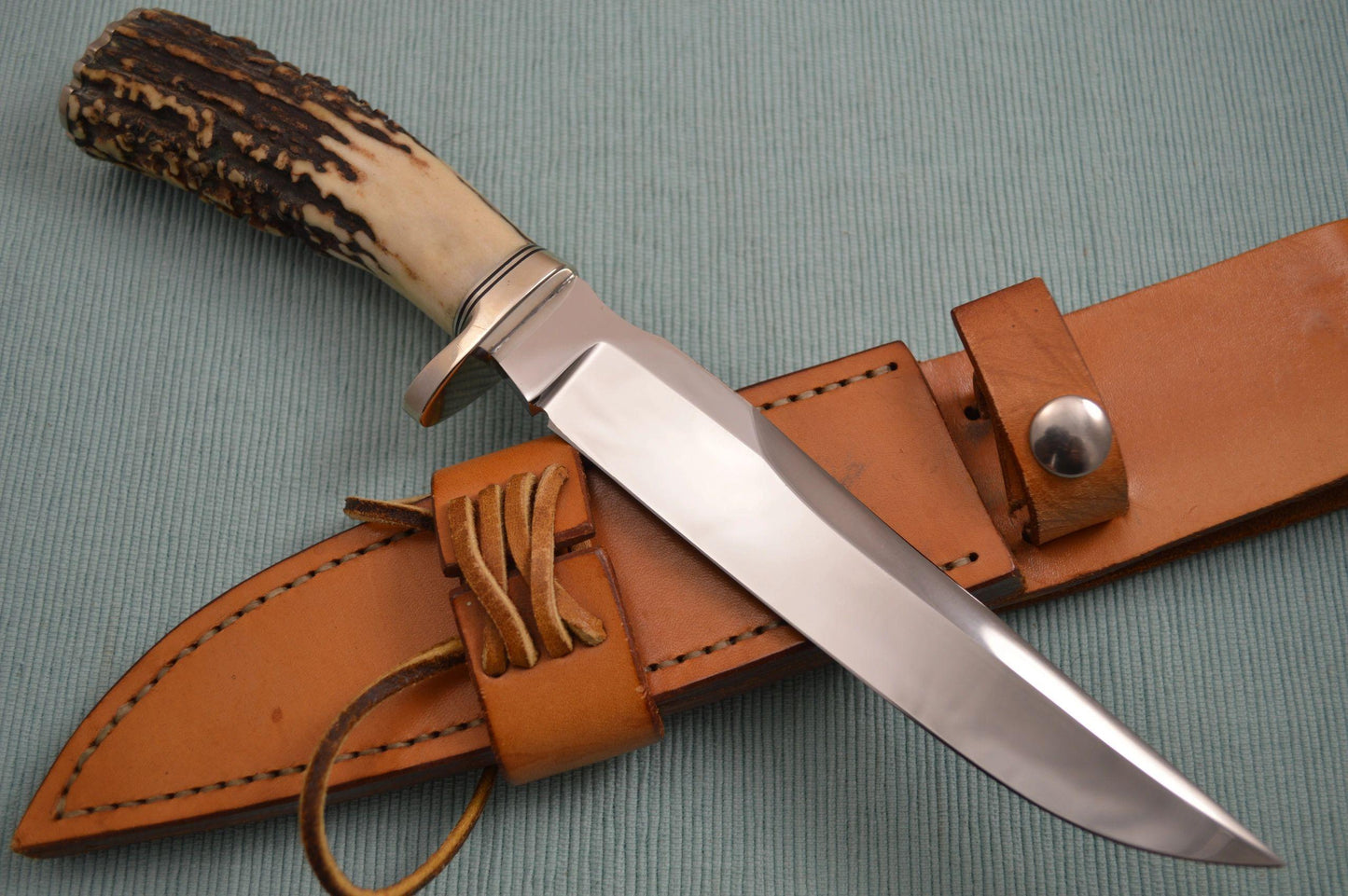 Gib Guignard, Cactus Forge, Stag Handled Bowie and Cowboy Sheath