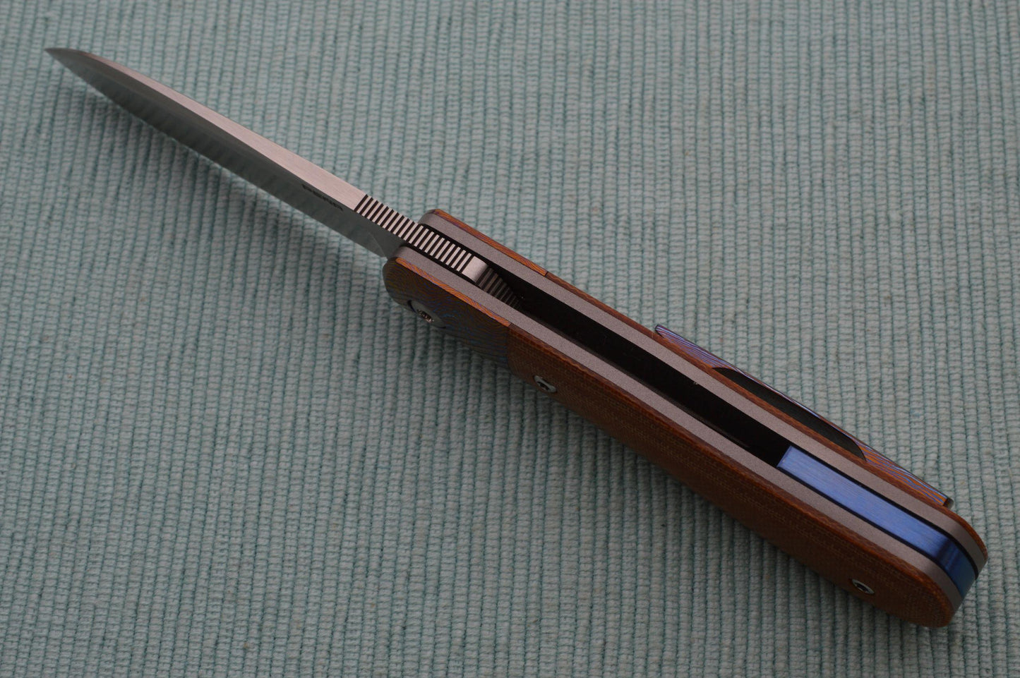 Enrique Peña Custom Dogleg Front Flipper Liner-Lock Folder