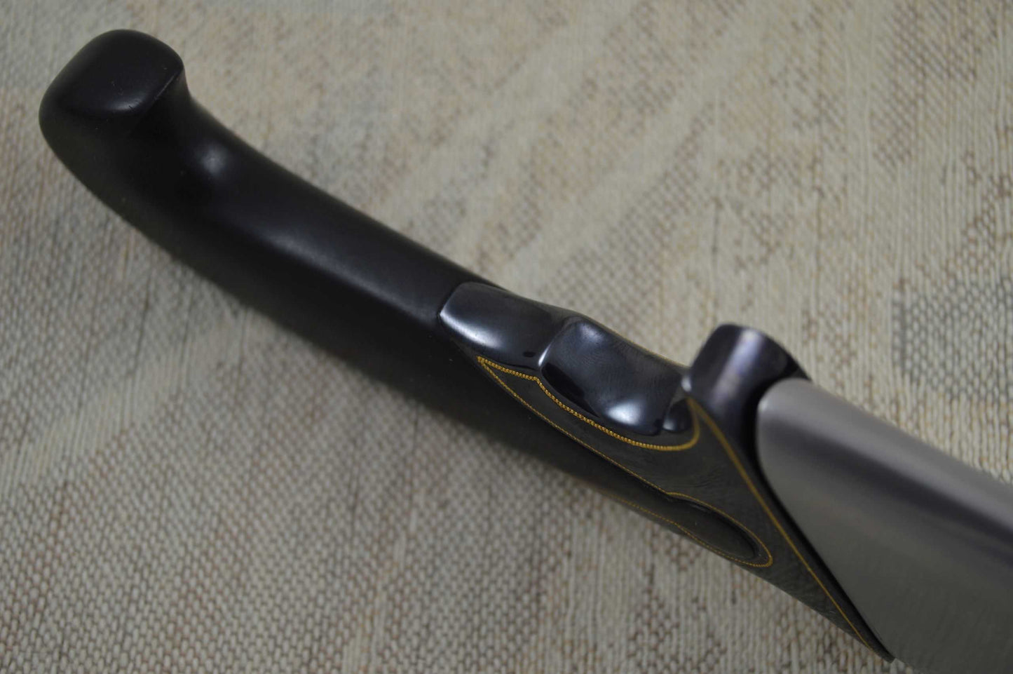 John Horrigan, M.S. Turkish Twist Damascus, 24K Gold Persian Fighter (SOLD)