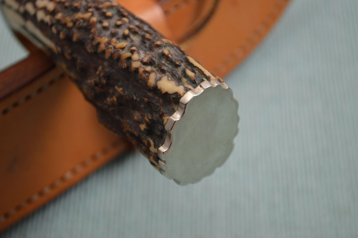 Gib Guignard, Cactus Forge, Stag Handled Bowie and Cowboy Sheath