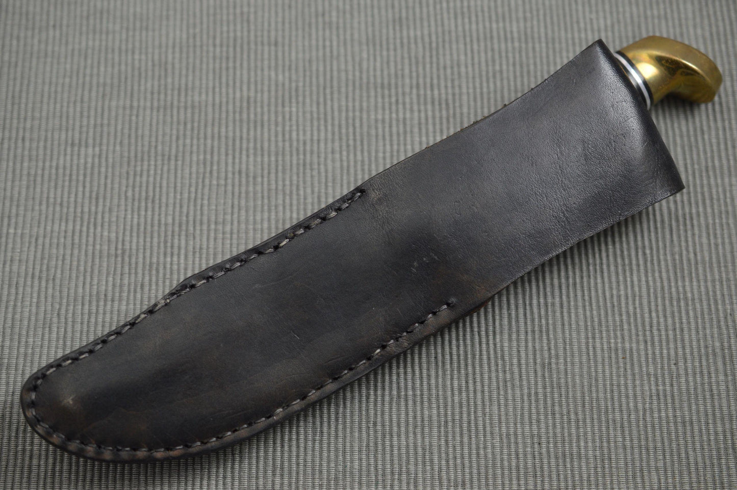 Harvey Draper "Karl Hunt" Hunting Knife and Tooled Leather Sheath (SOLD)
