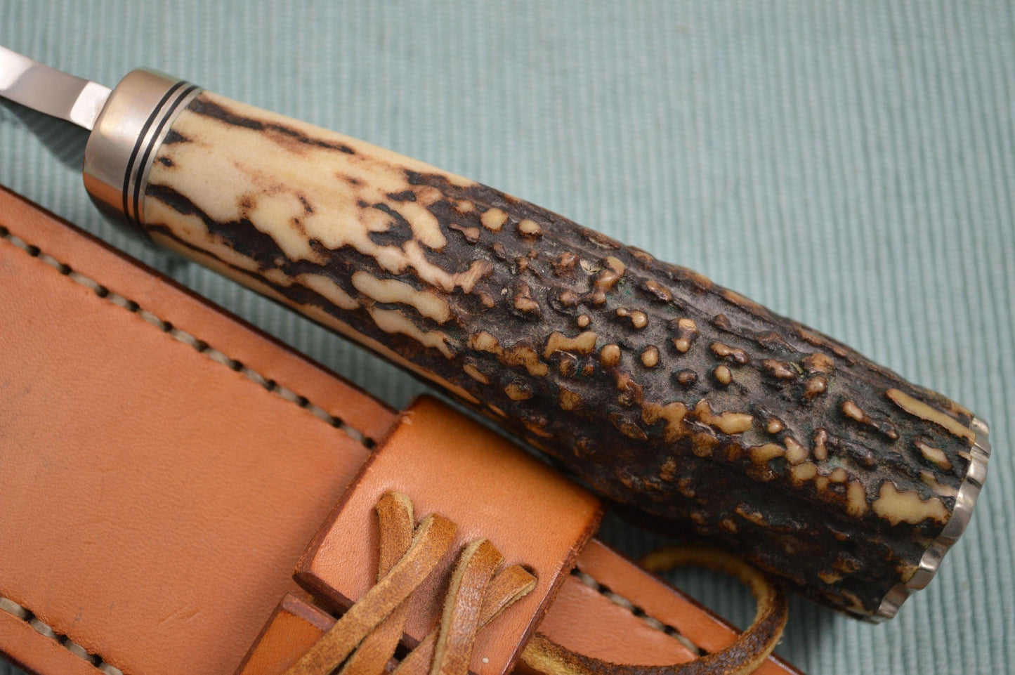 Gib Guignard, Cactus Forge, Stag Handled Bowie and Cowboy Sheath