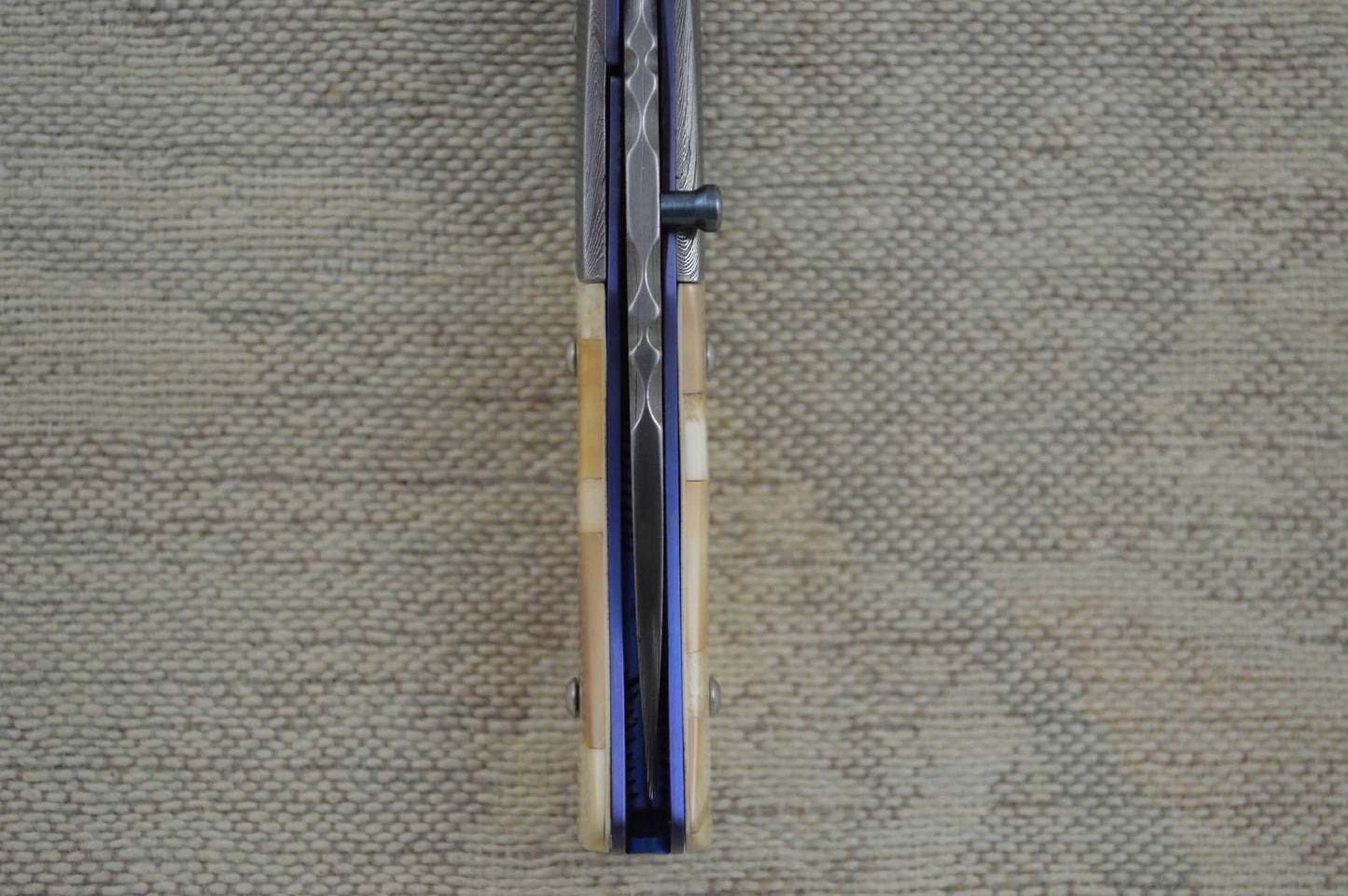 Kevin Hoffman Damascus Gentleman's Liner Lock Folder (SOLD)