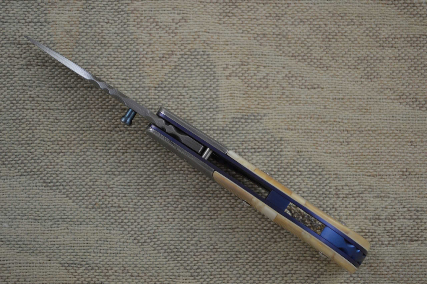 Kevin Hoffman Damascus Gentleman's Liner Lock Folder (SOLD)