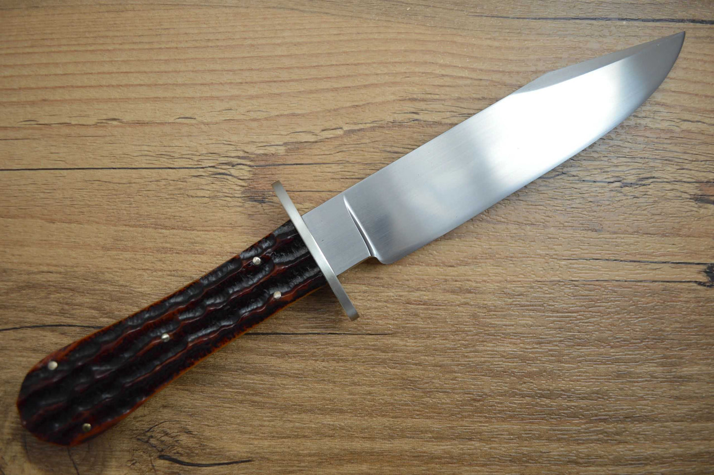 Jim Crowell, Master Smith Small Clip Point 6" Blade, Bowie Knife (SOLD)