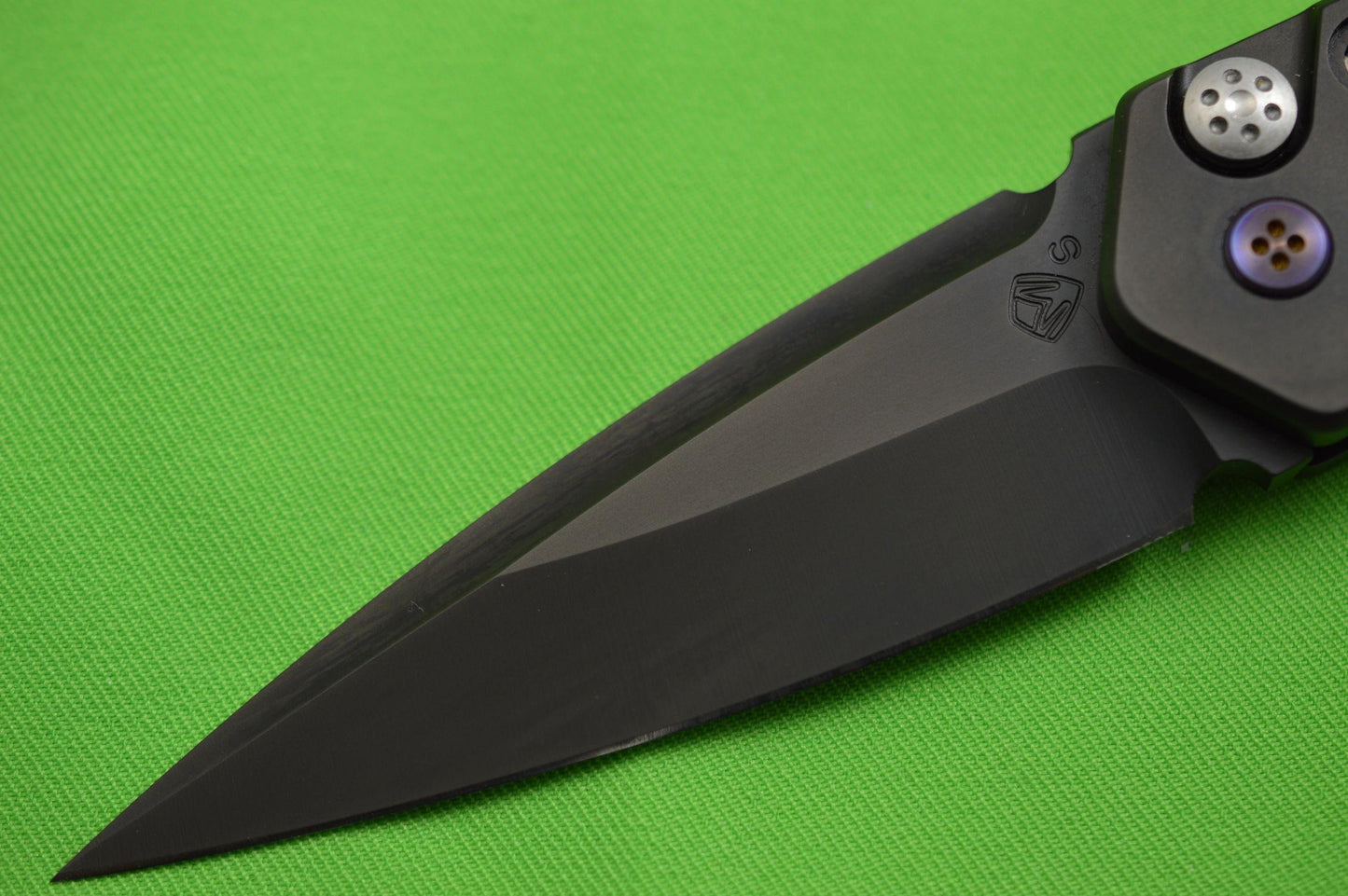 Medford Knife and Tool Blacked Out NOSFERATU Auto Folder