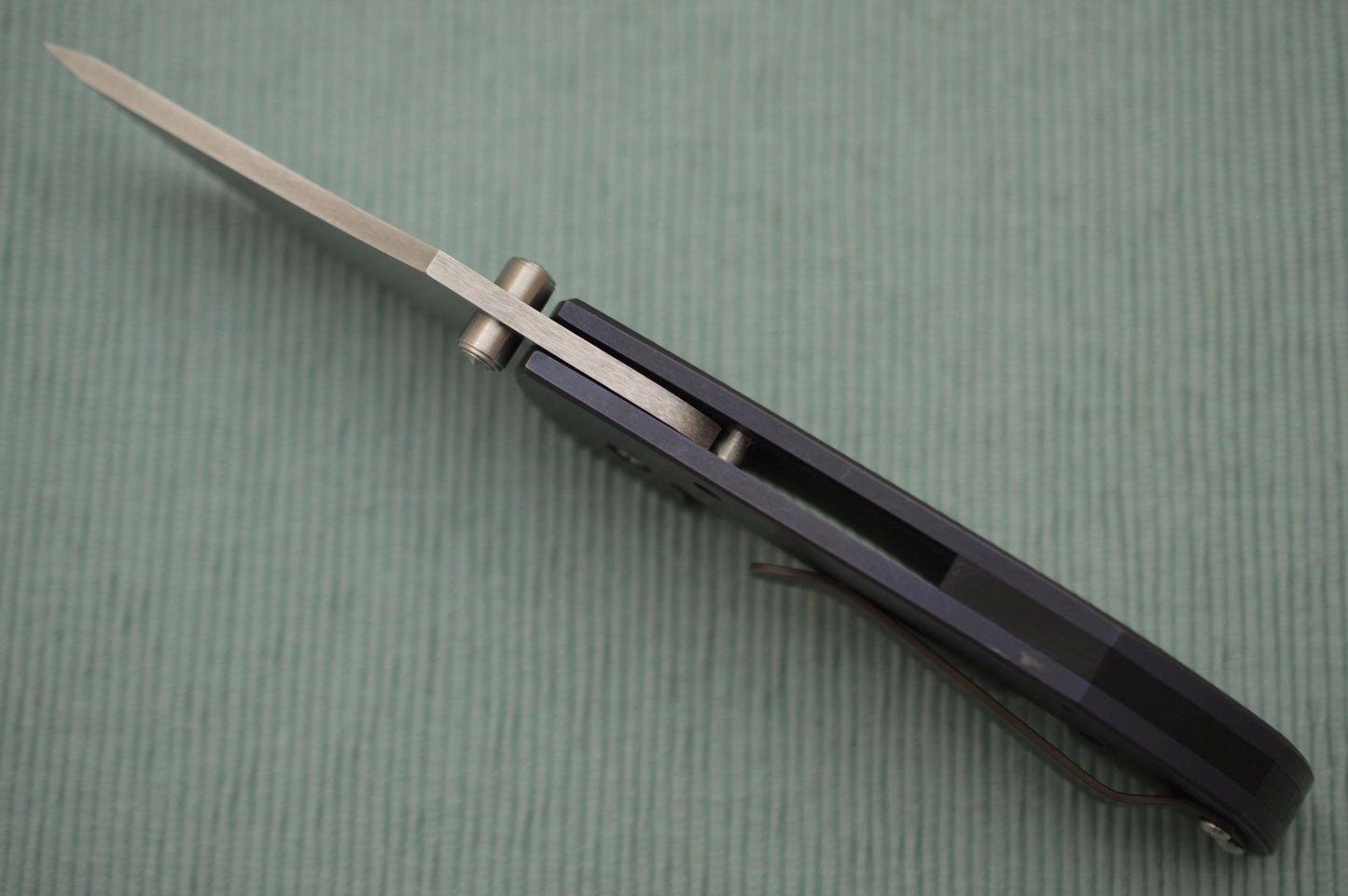 Pohan Leu LEFTY Sardeen Titanium Frame-Lock Non-Flipper Folding Knife (SOLD)