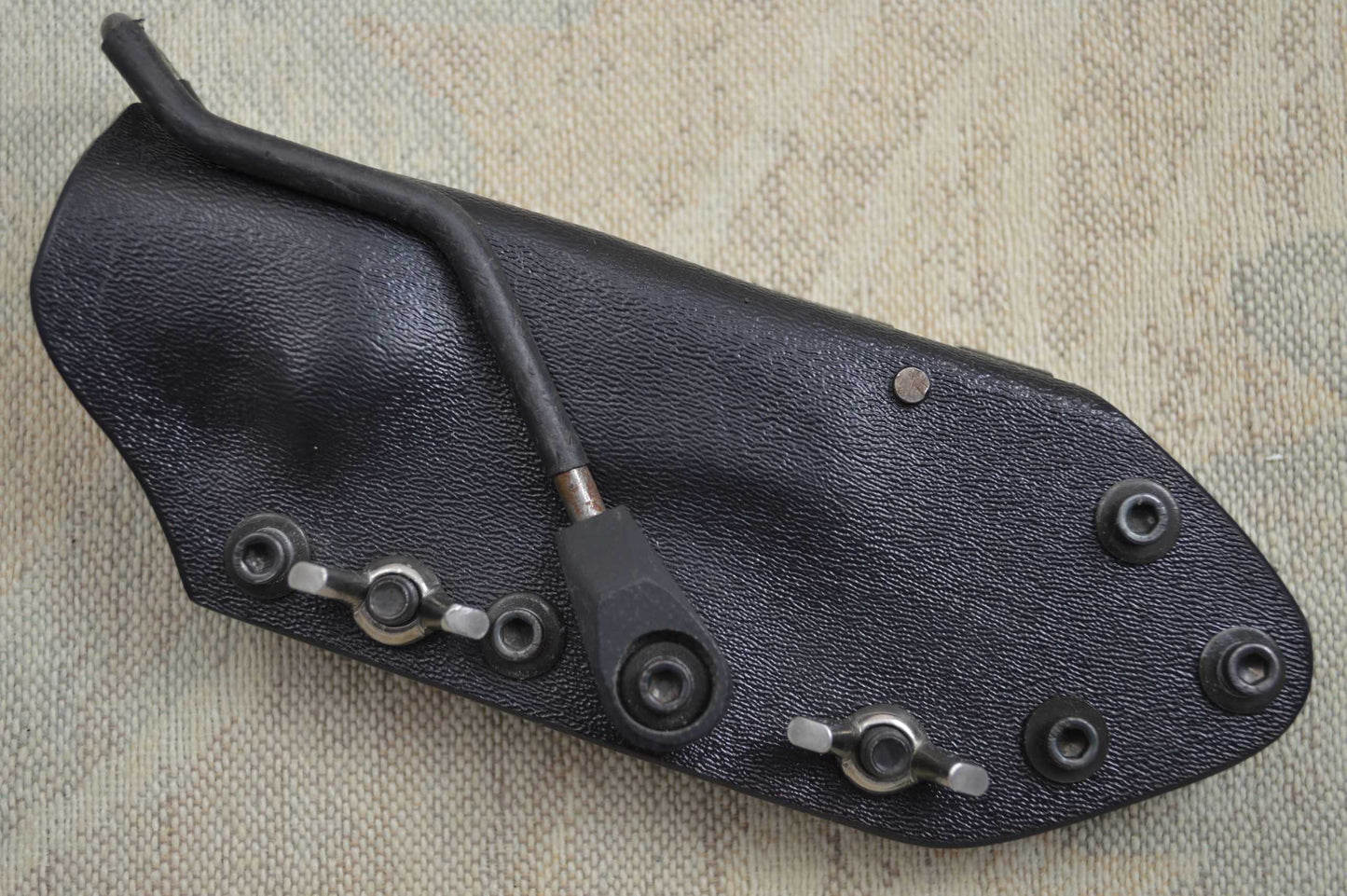 Dwaine Carrillo AIRKAT VULCAN Model 6, Tactical Fixed Blade, Kydex Sheath