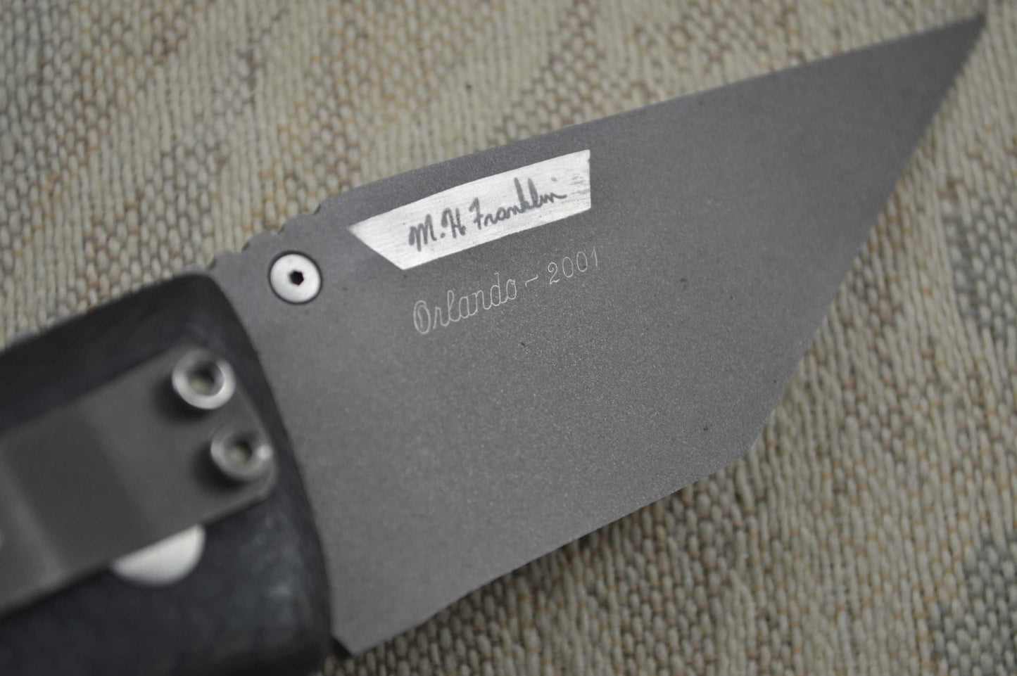 Mike Franklin HAWG Knives "The Big Ugly" Folding Liner Lock Knife (SOLD)