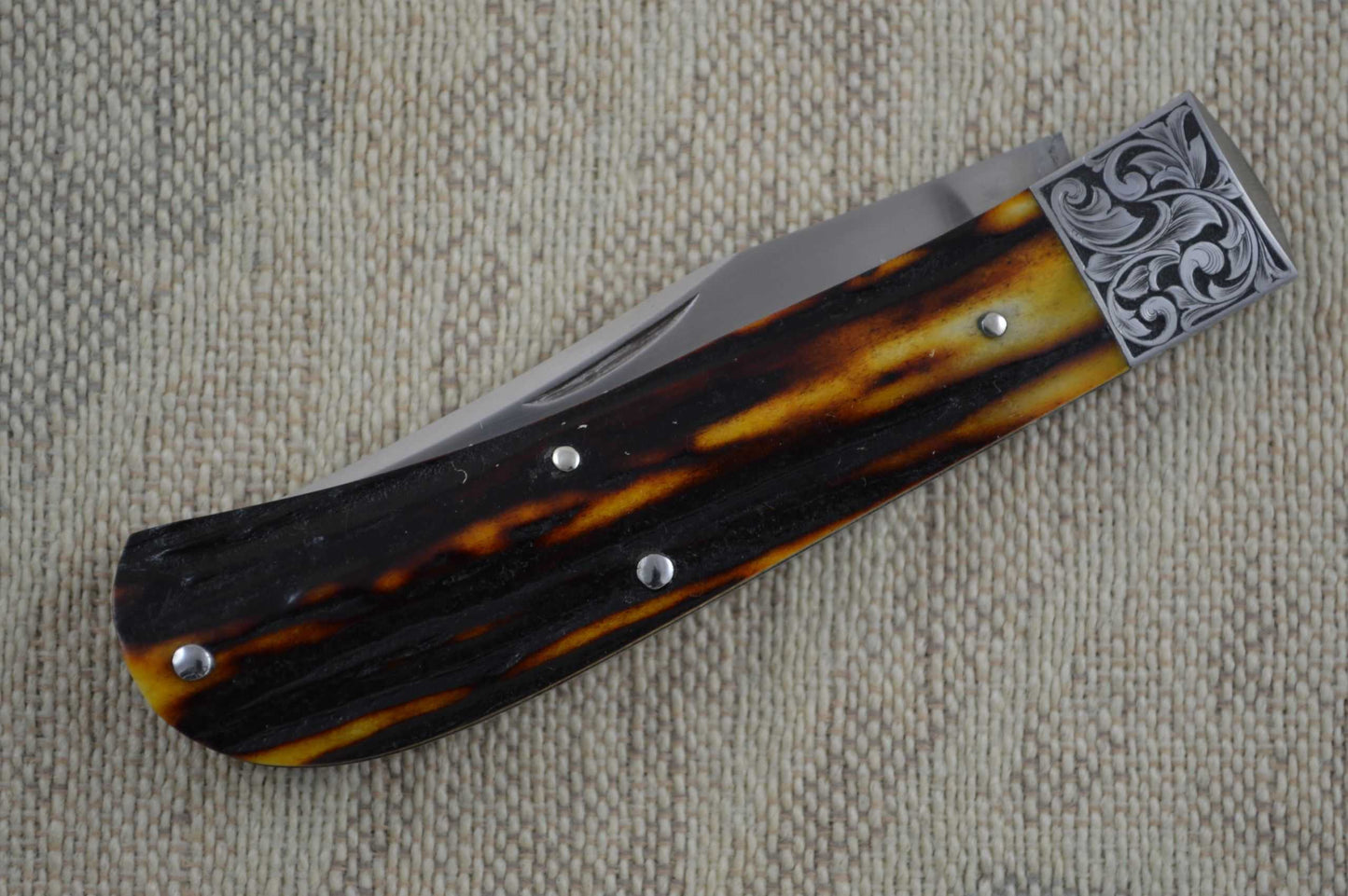 Steve Dunn M.S. Engraved Slip Joint Folder (SOLD)