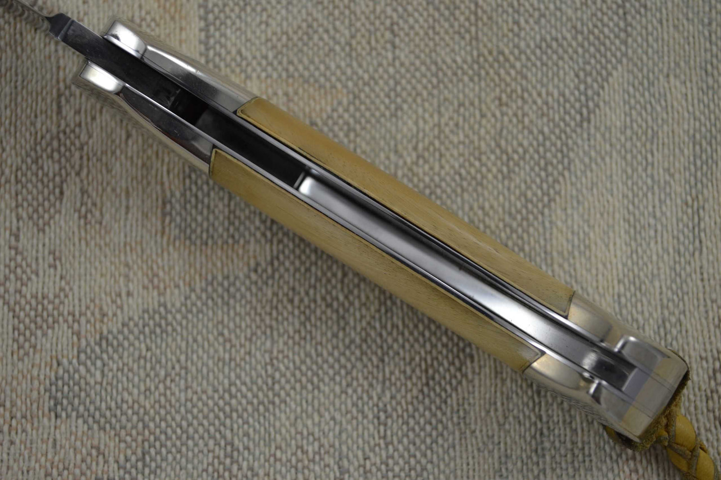 W.T. "Dub" Fuller "One Hander" Lock Back Folder, Oosik Handle (SOLD)
