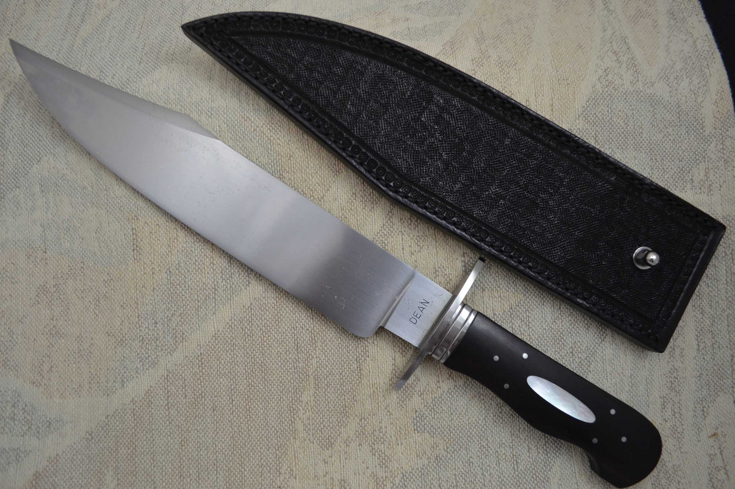 Harvey Dean, M.S. Old Southwest Bowie, African Blackwood / Mother of Pearl (SOLD)