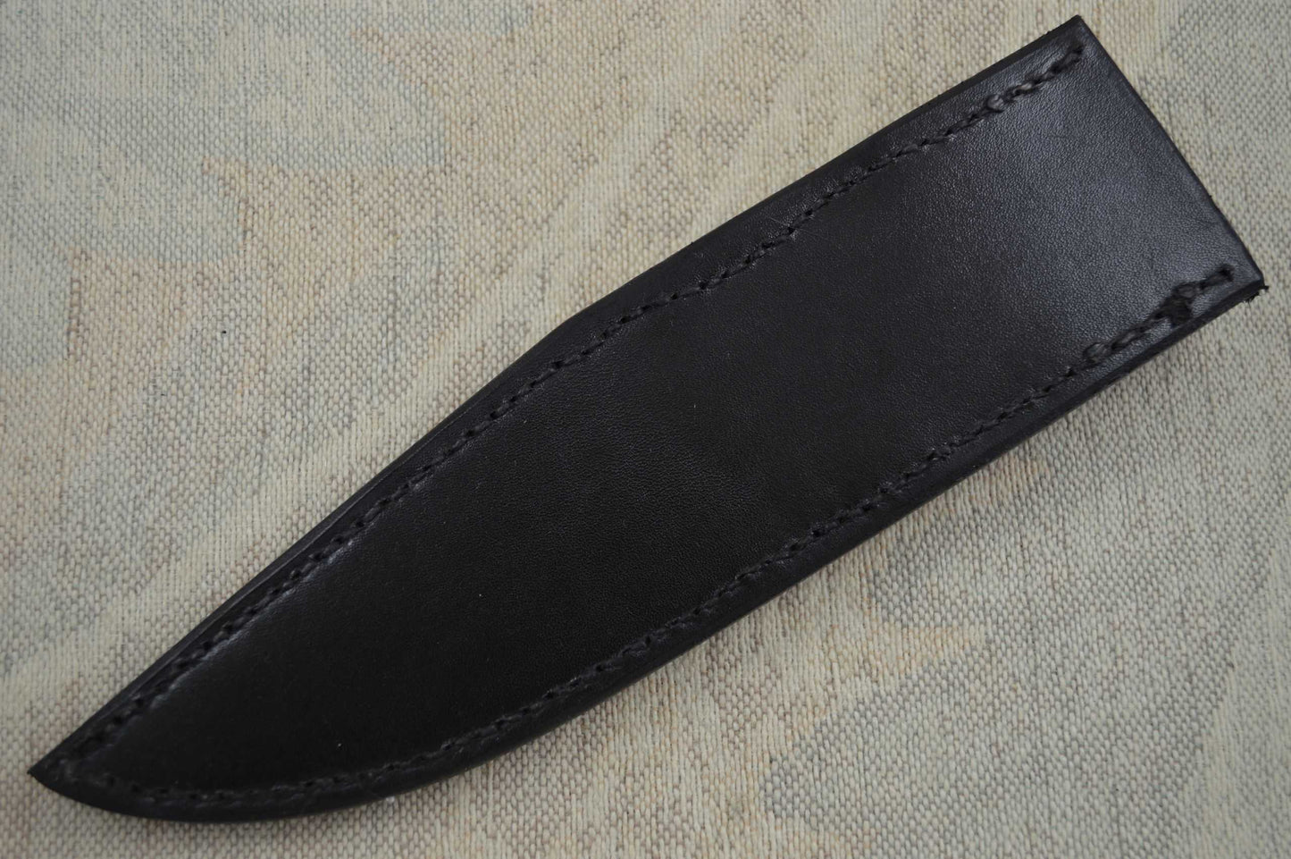 Steve Dunn, M.S. Engraved Carbon Bowie, African Blackwood Handle (SOLD)