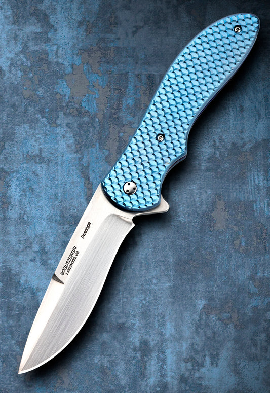 Phil Boguszewski COBRA PROTOTYPE, Liner-Lock Flipper Folding Knife